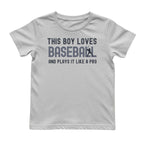 This Boy Plays Baseball Like a Pro Tee