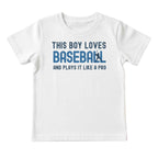 This Boy Plays Baseball Like a Pro Tee