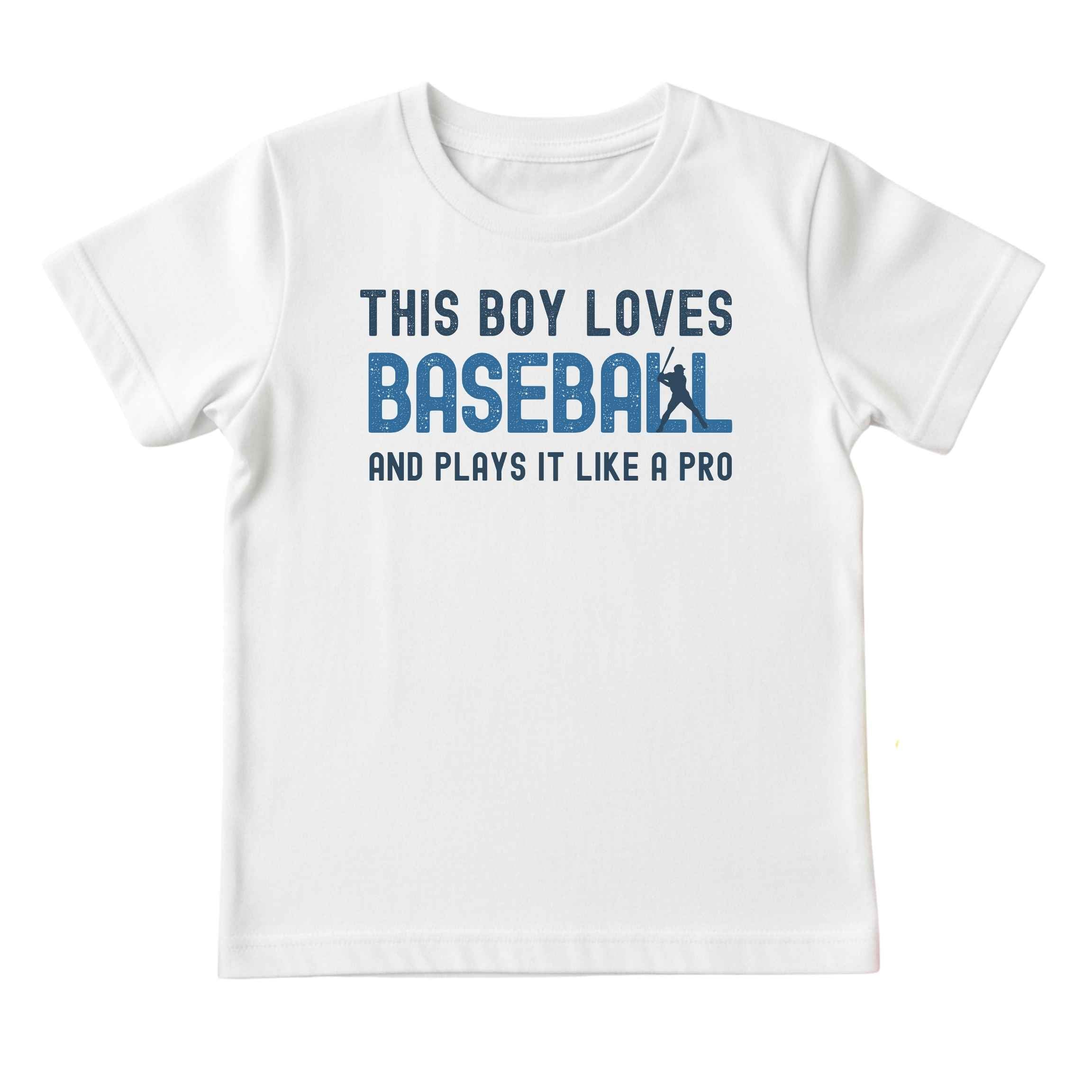 This Boy Plays Baseball Like a Pro Tee