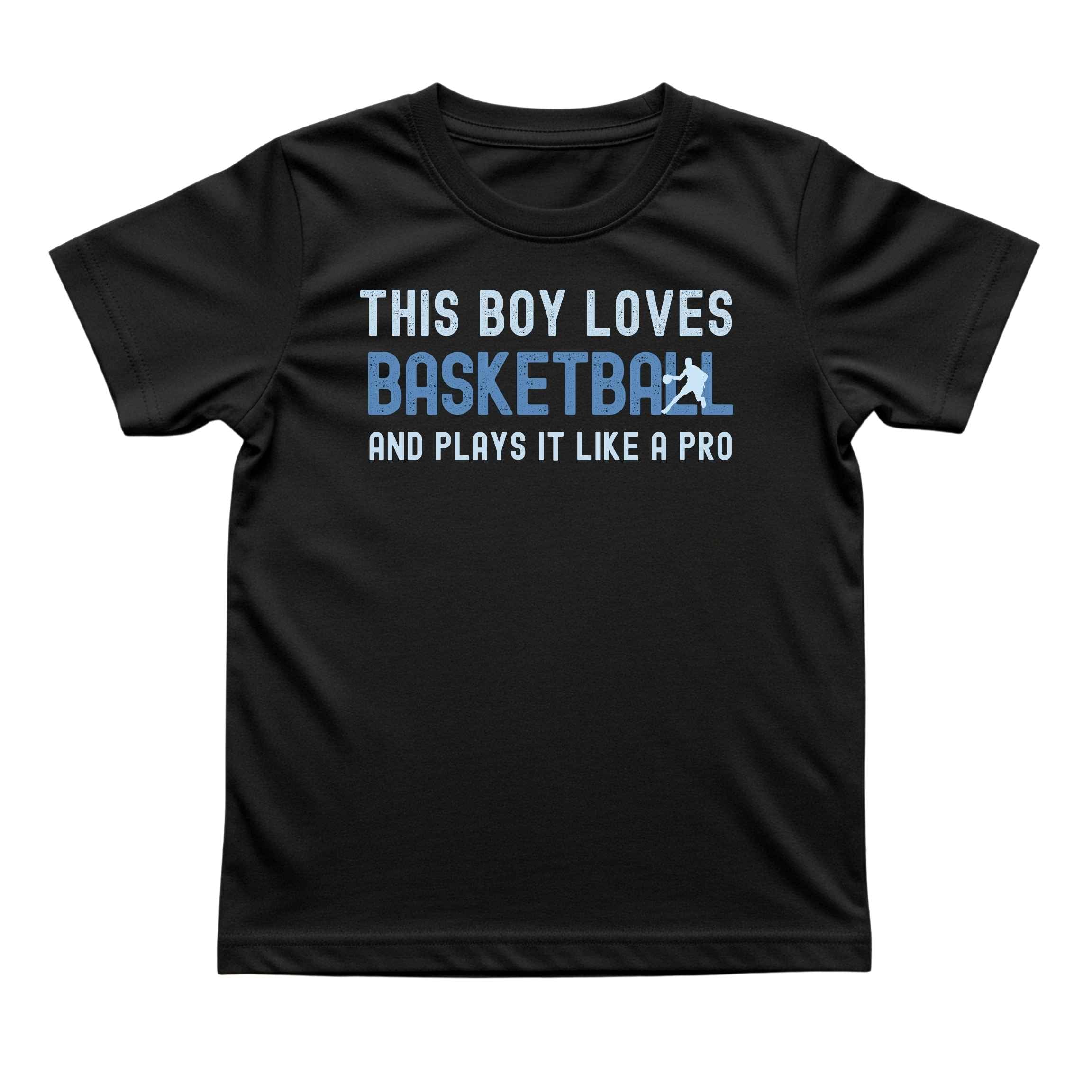 This Boy Plays Basketball Like a Pro Tee