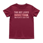 This Boy Plays Basketball Like a Pro Tee