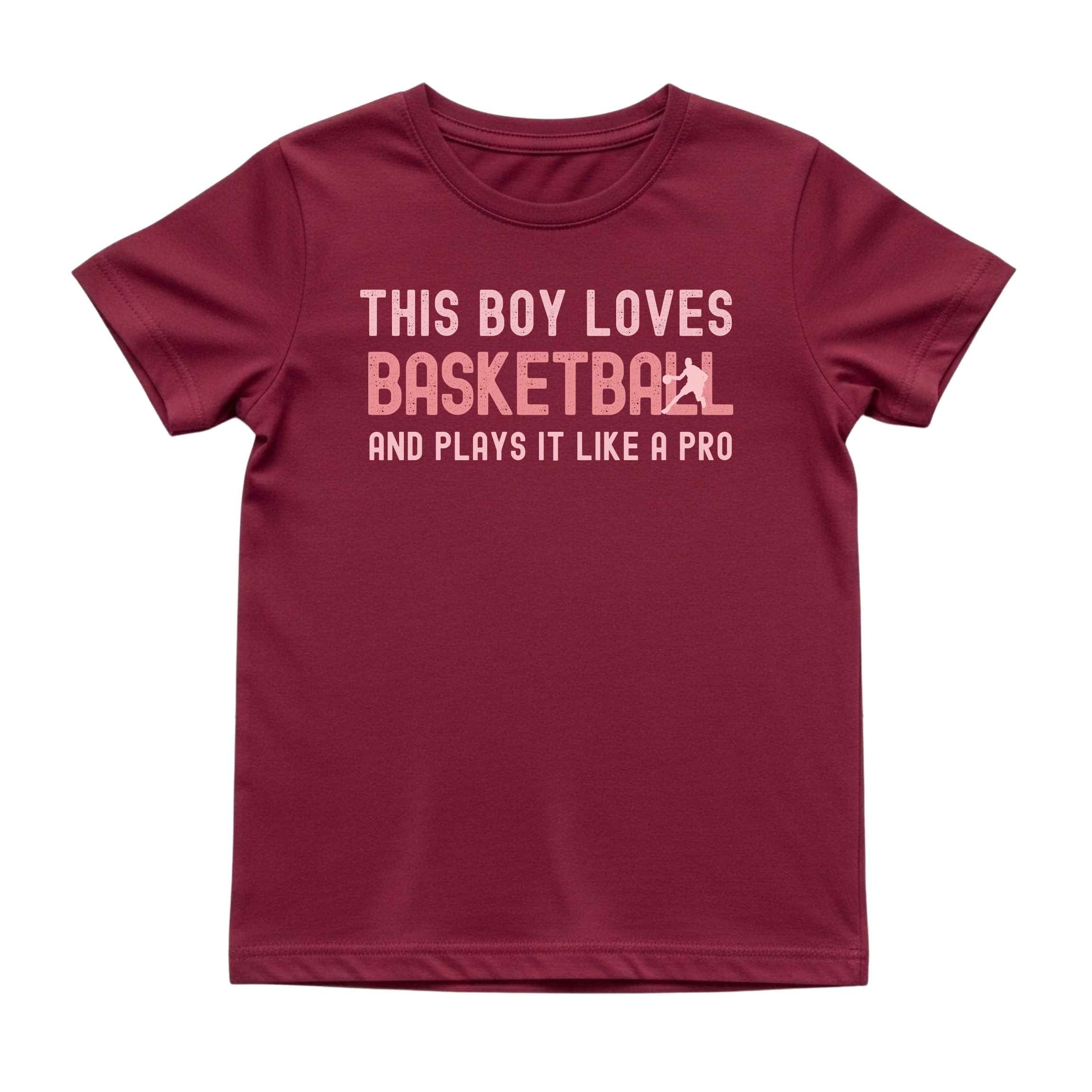 This Boy Plays Basketball Like a Pro Tee