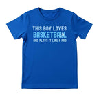 This Boy Plays Basketball Like a Pro Tee