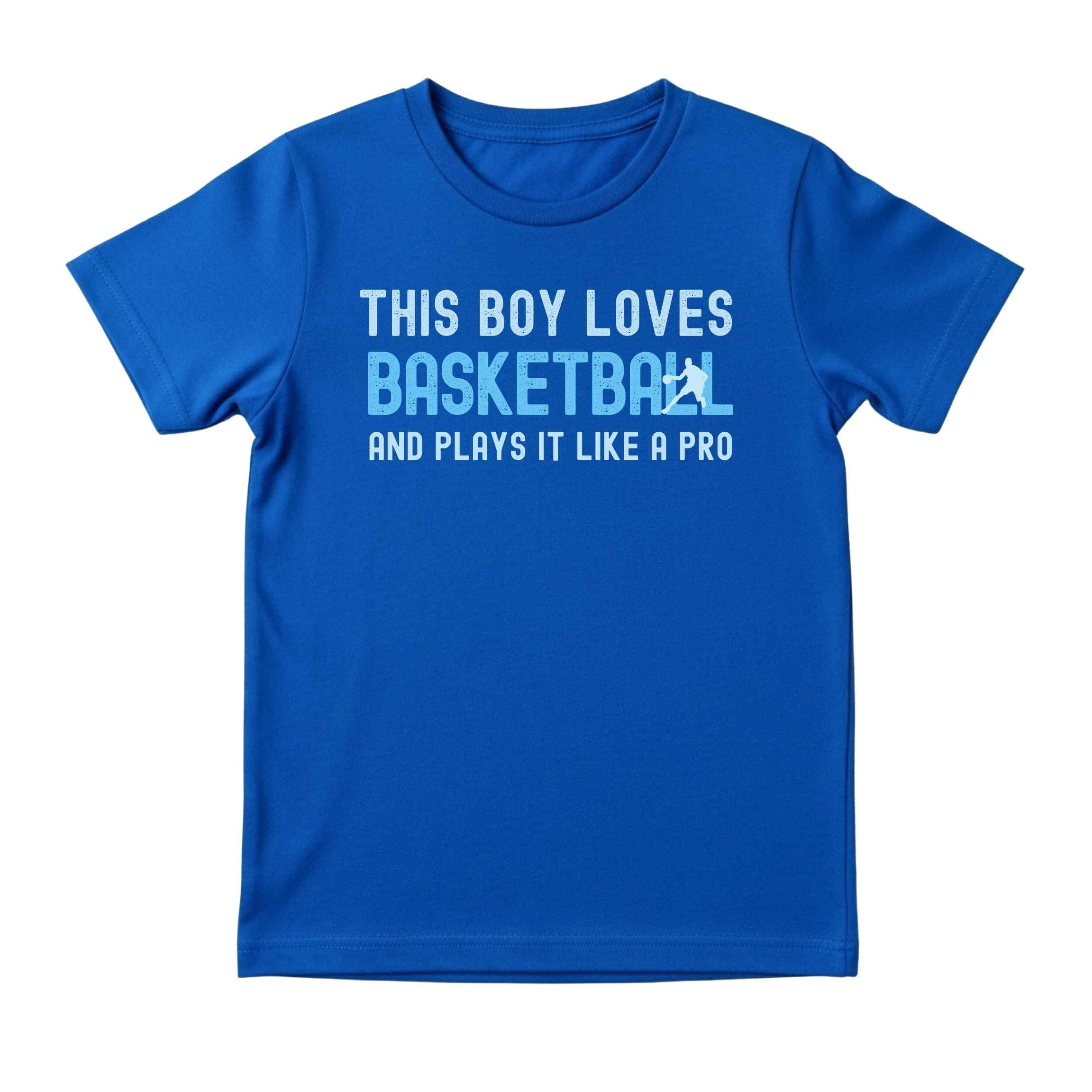 This Boy Plays Basketball Like a Pro Tee