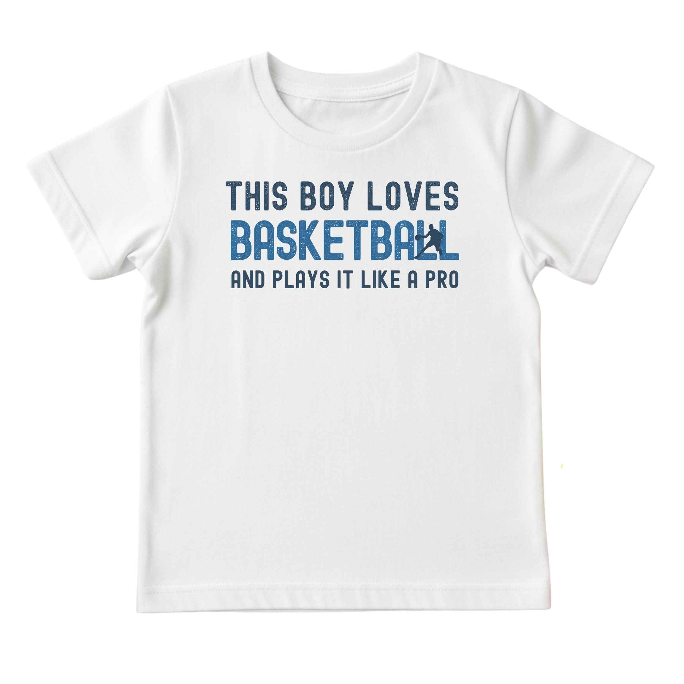 This Boy Plays Basketball Like a Pro Tee