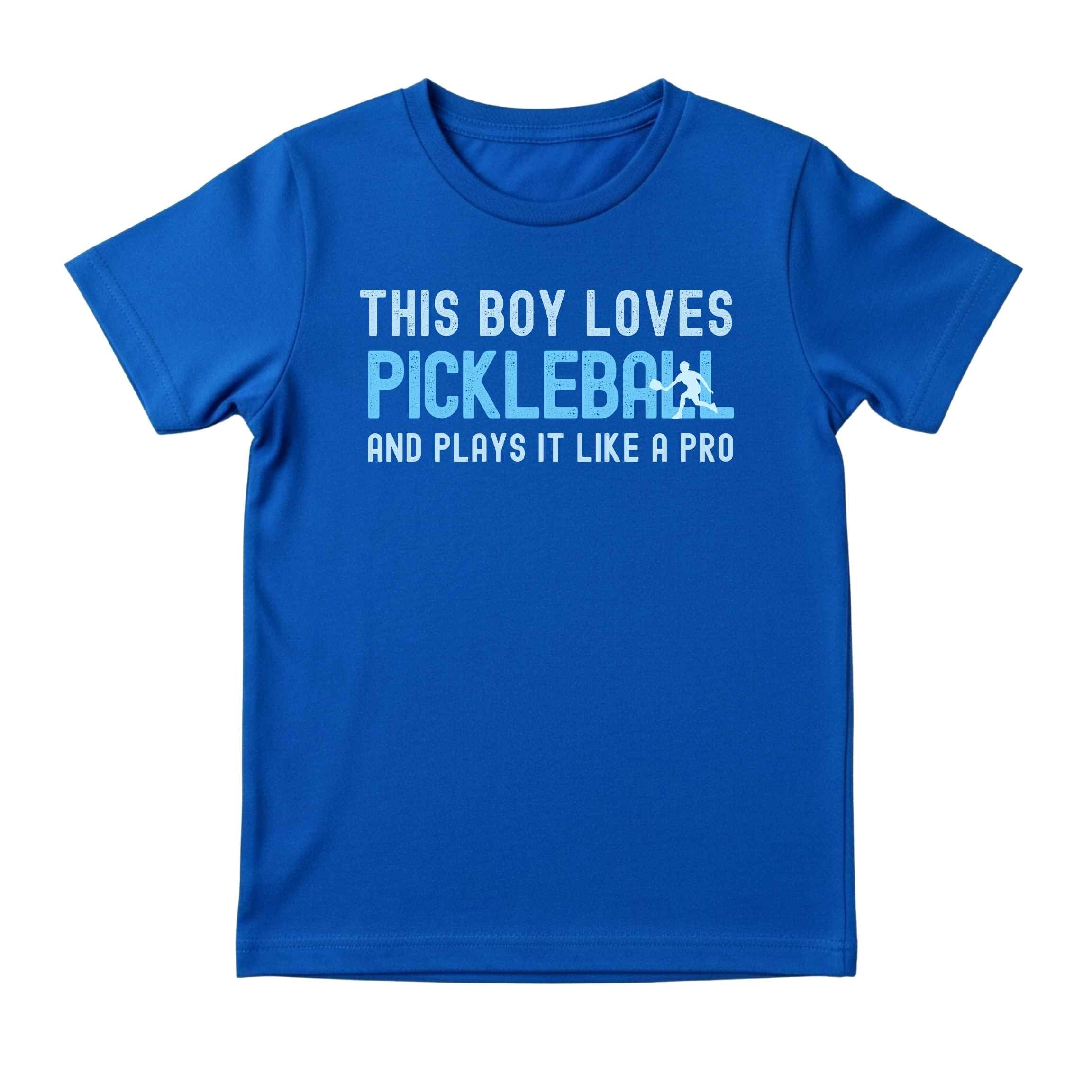 This Boy Plays Pickleball Like a Pro Tee