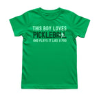 This Boy Plays Pickleball Like a Pro Tee