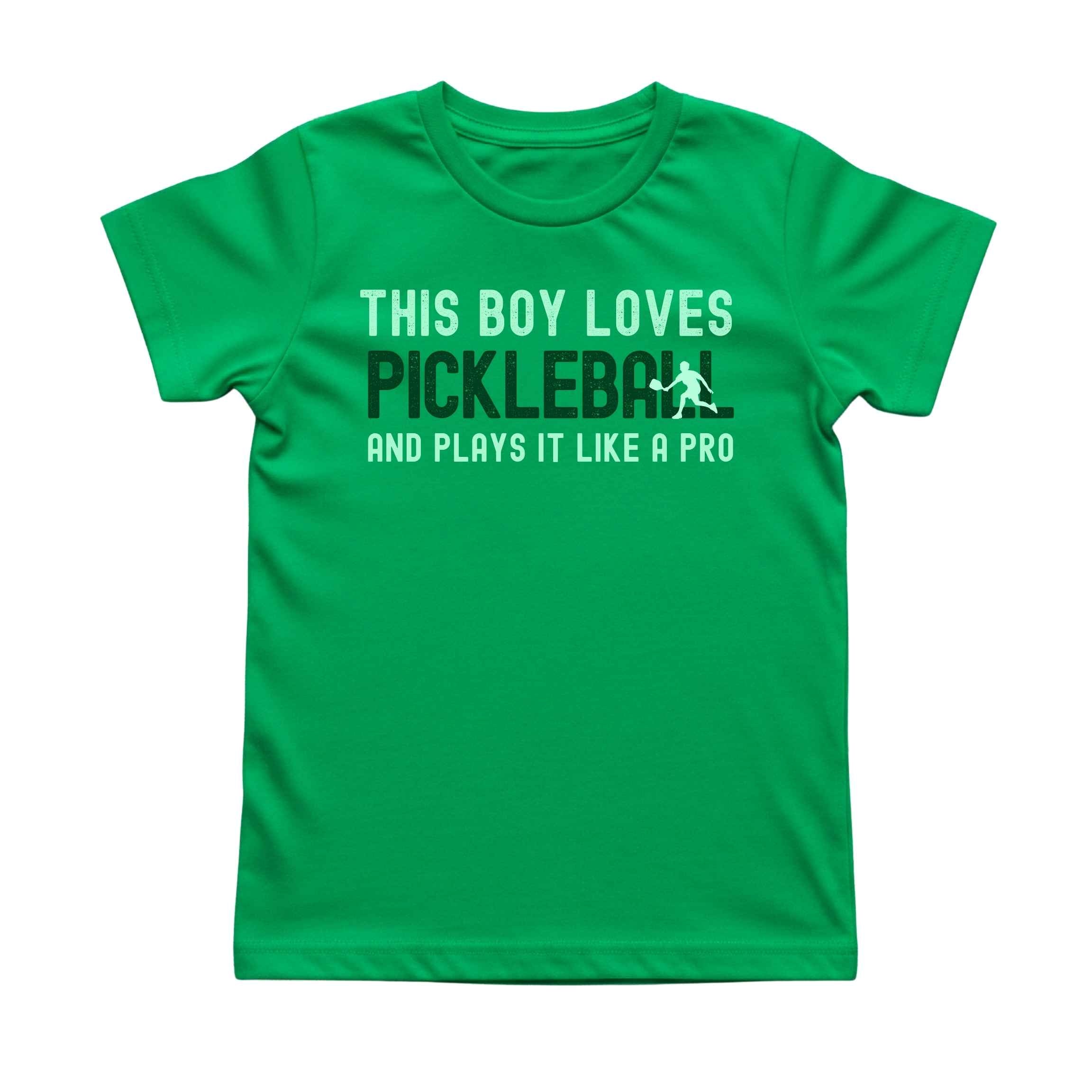 This Boy Plays Pickleball Like a Pro Tee