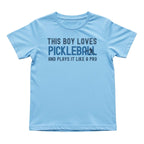 This Boy Plays Pickleball Like a Pro Tee