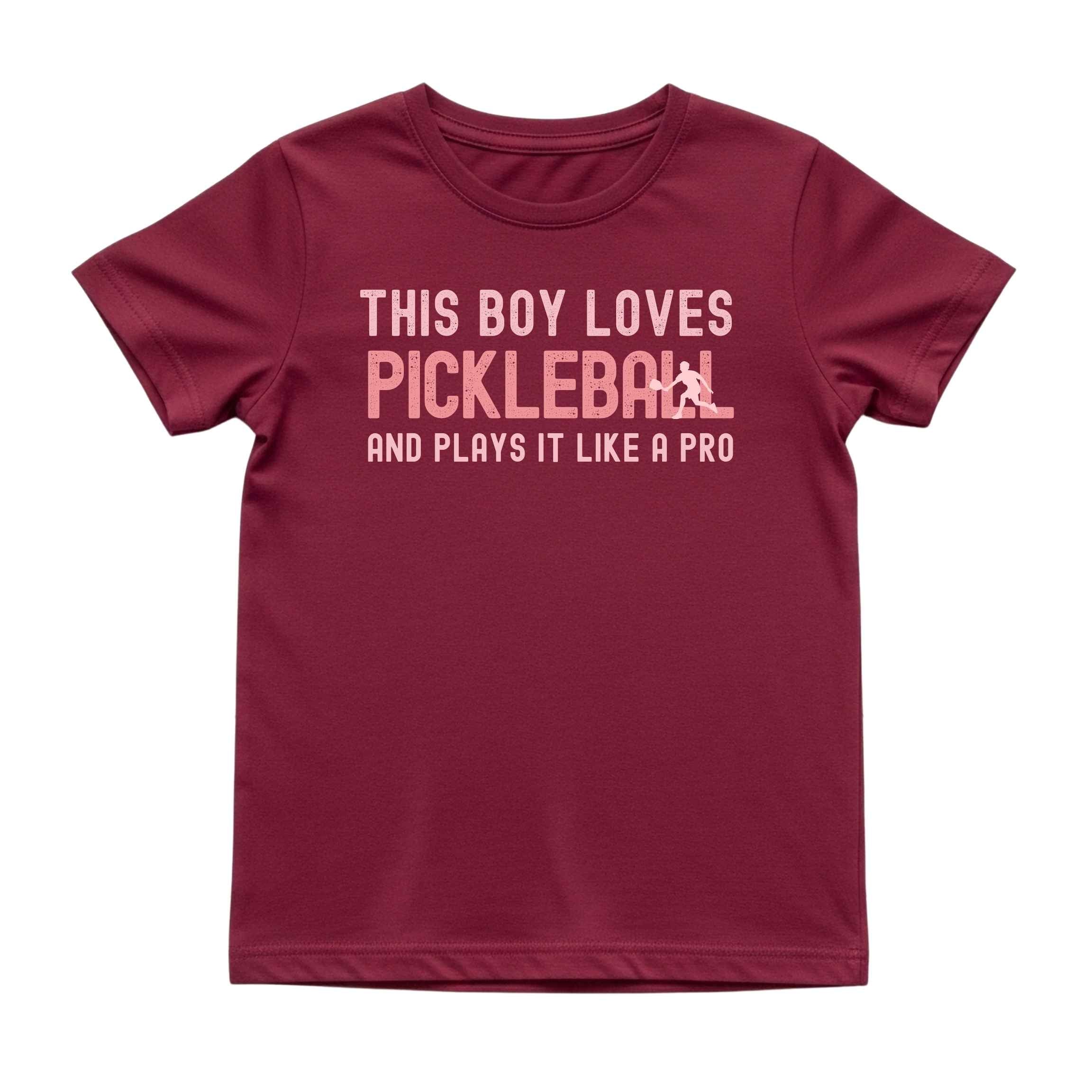 This Boy Plays Pickleball Like a Pro Tee