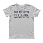 This Boy Plays Pickleball Like a Pro Tee