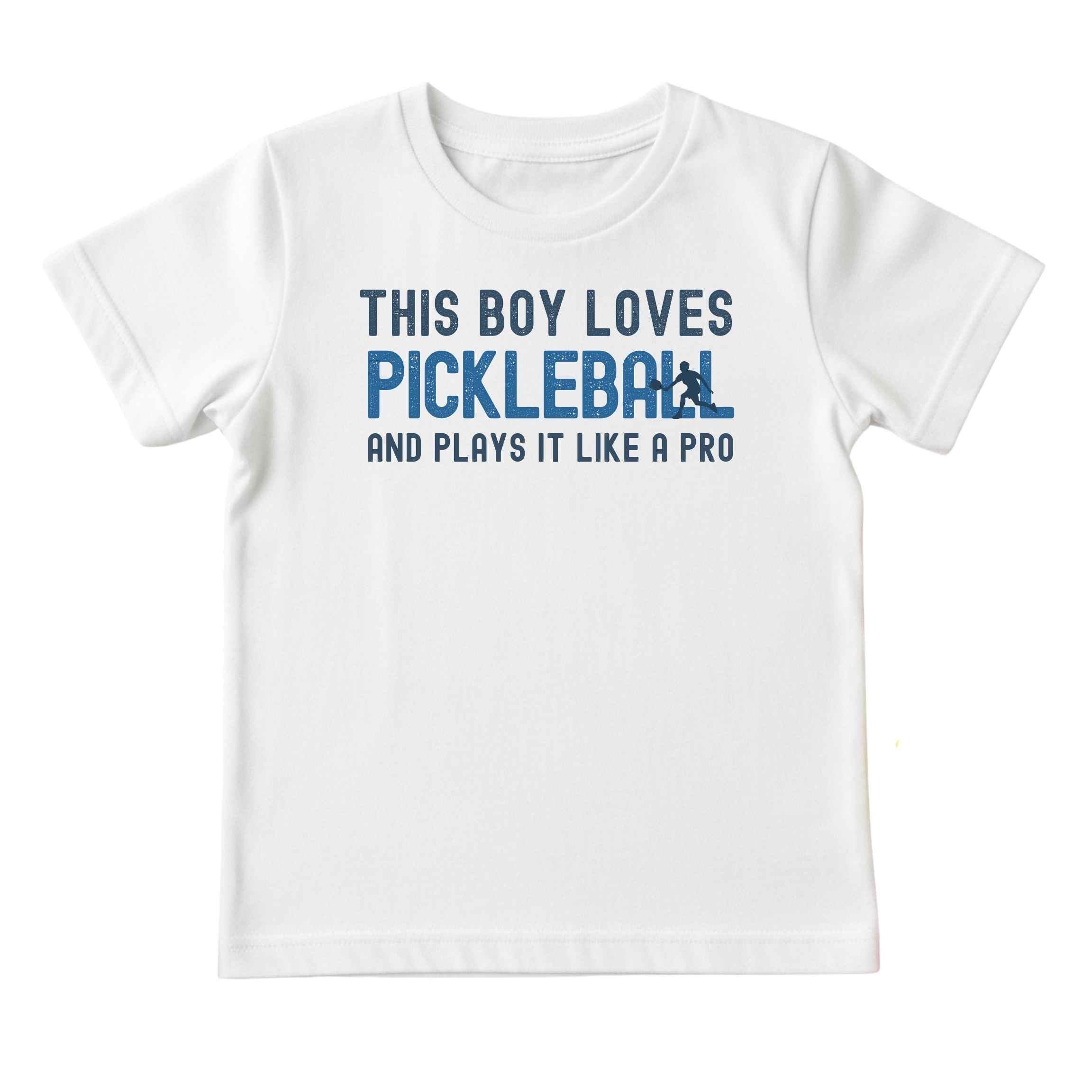 This Boy Plays Pickleball Like a Pro Tee