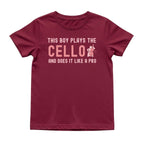This Boy Plays the Cello Like a Pro Tee