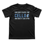 This Boy Plays the Cello Like a Pro Tee