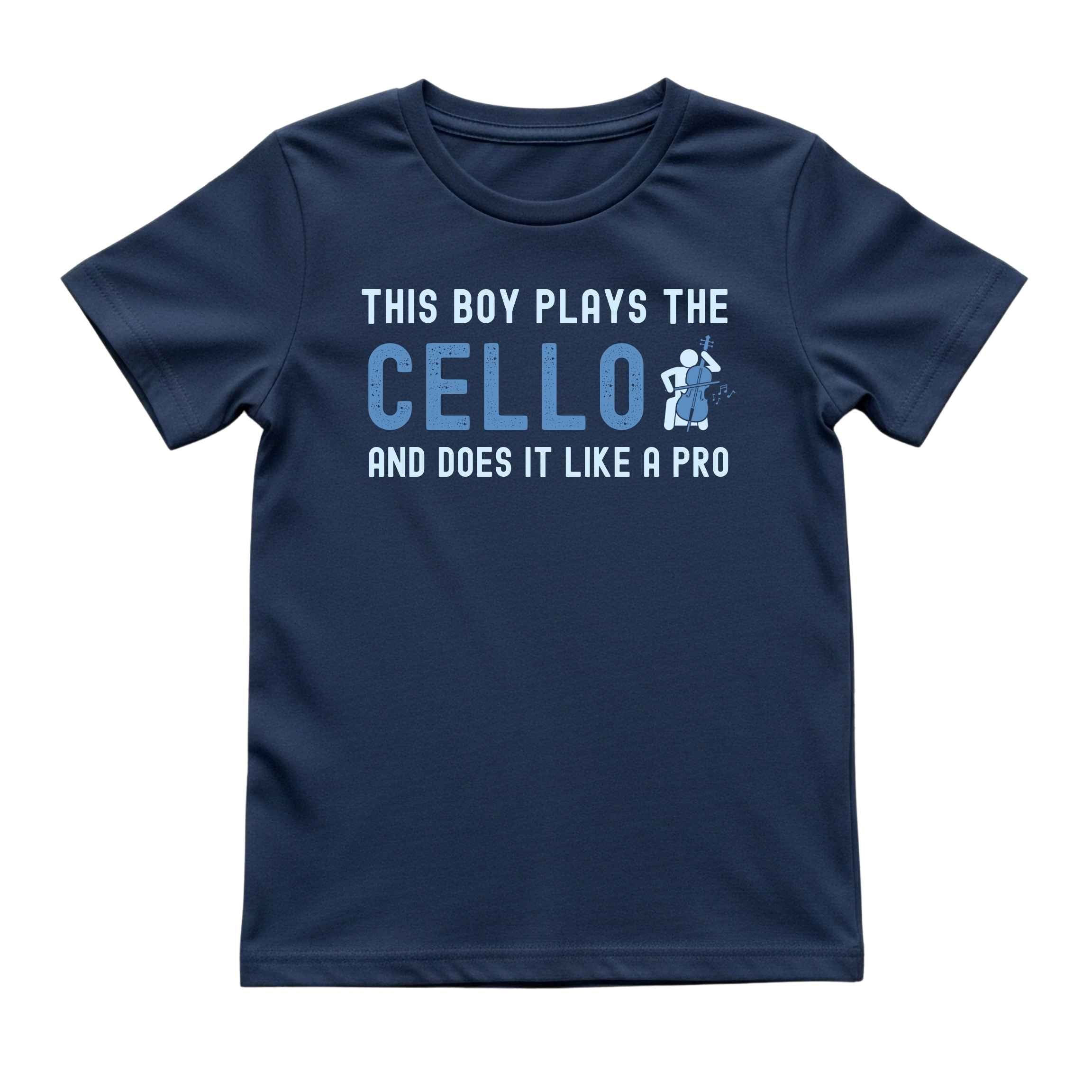 This Boy Plays the Cello Like a Pro Tee