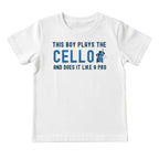 This Boy Plays the Cello Like a Pro Tee