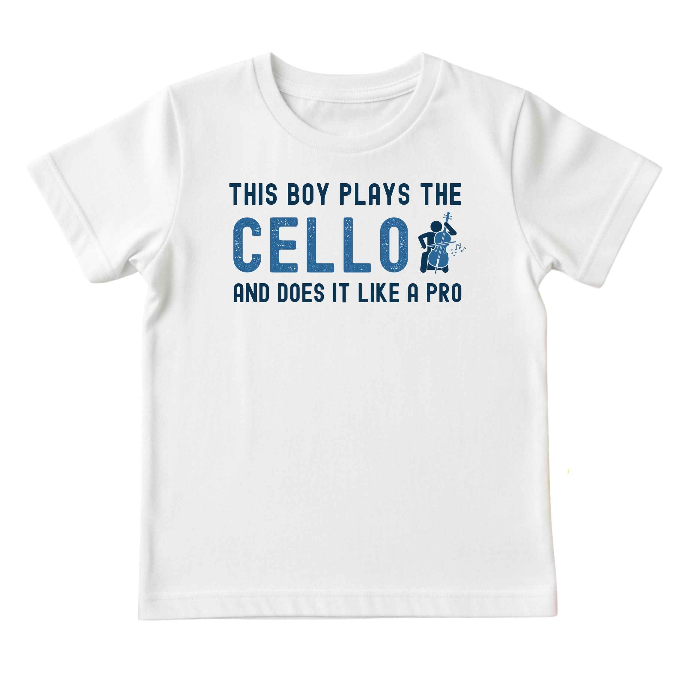 This Boy Plays the Cello Like a Pro Tee