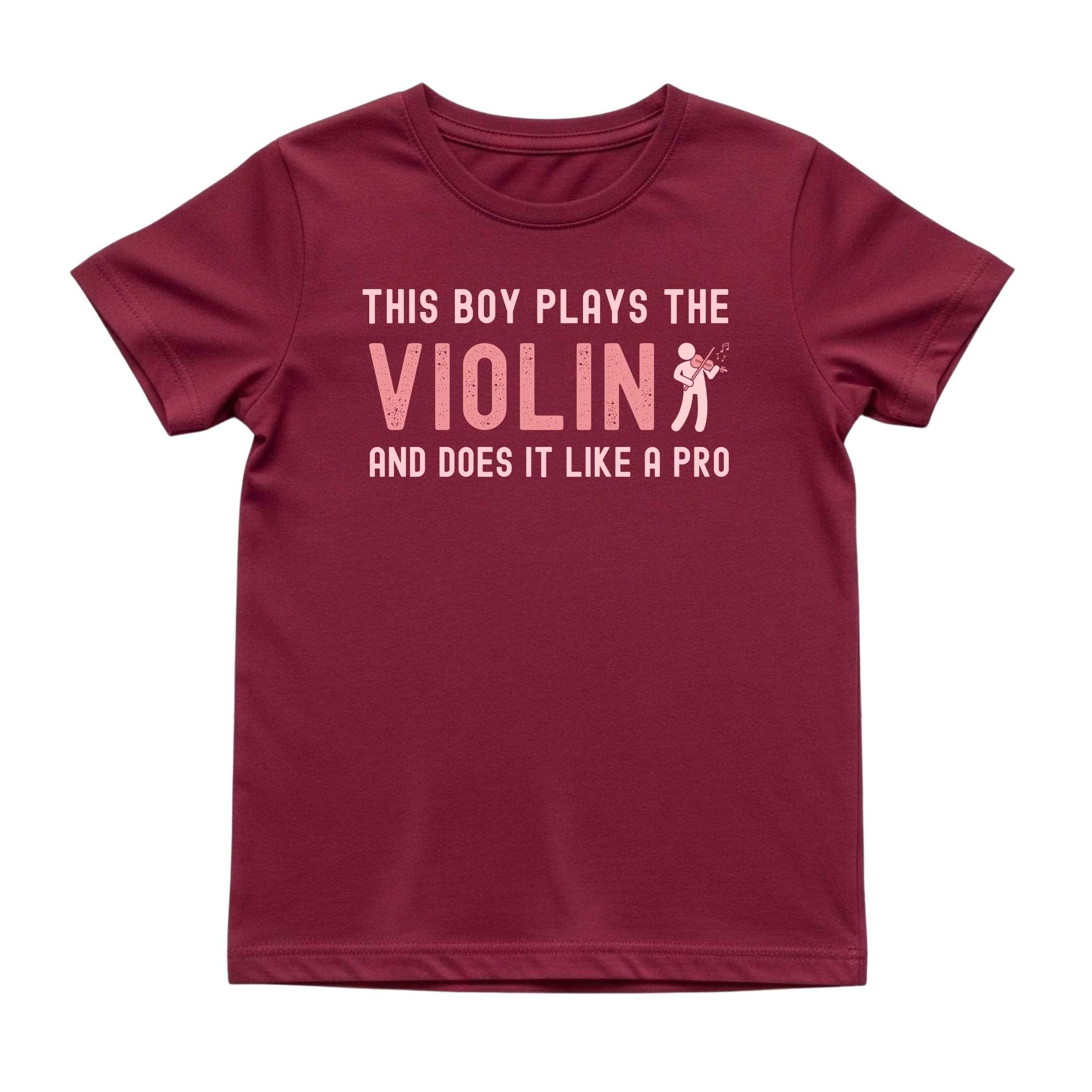 This Boy Plays the Violin Like a Pro Tee