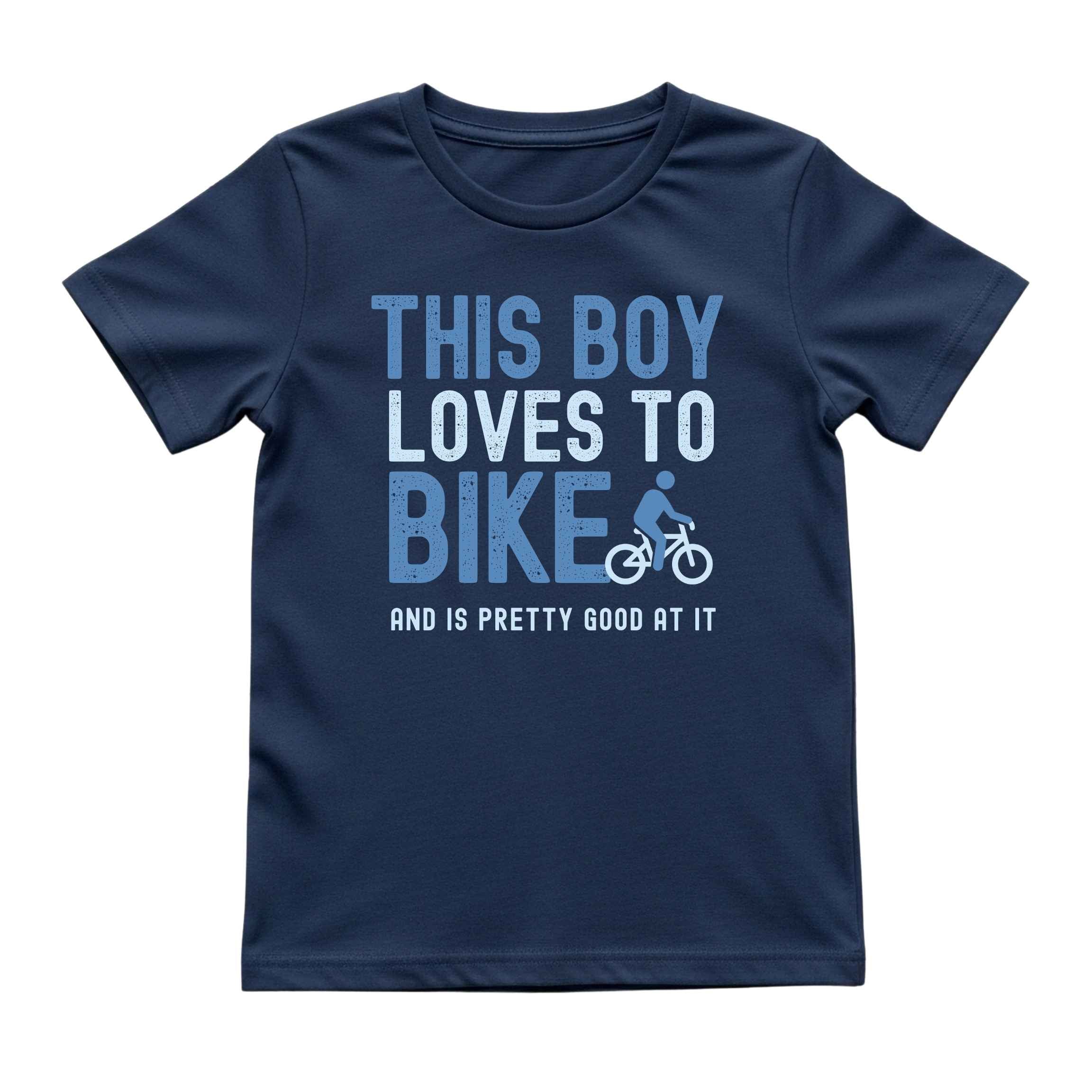 This Boy Loves to Bike Tee