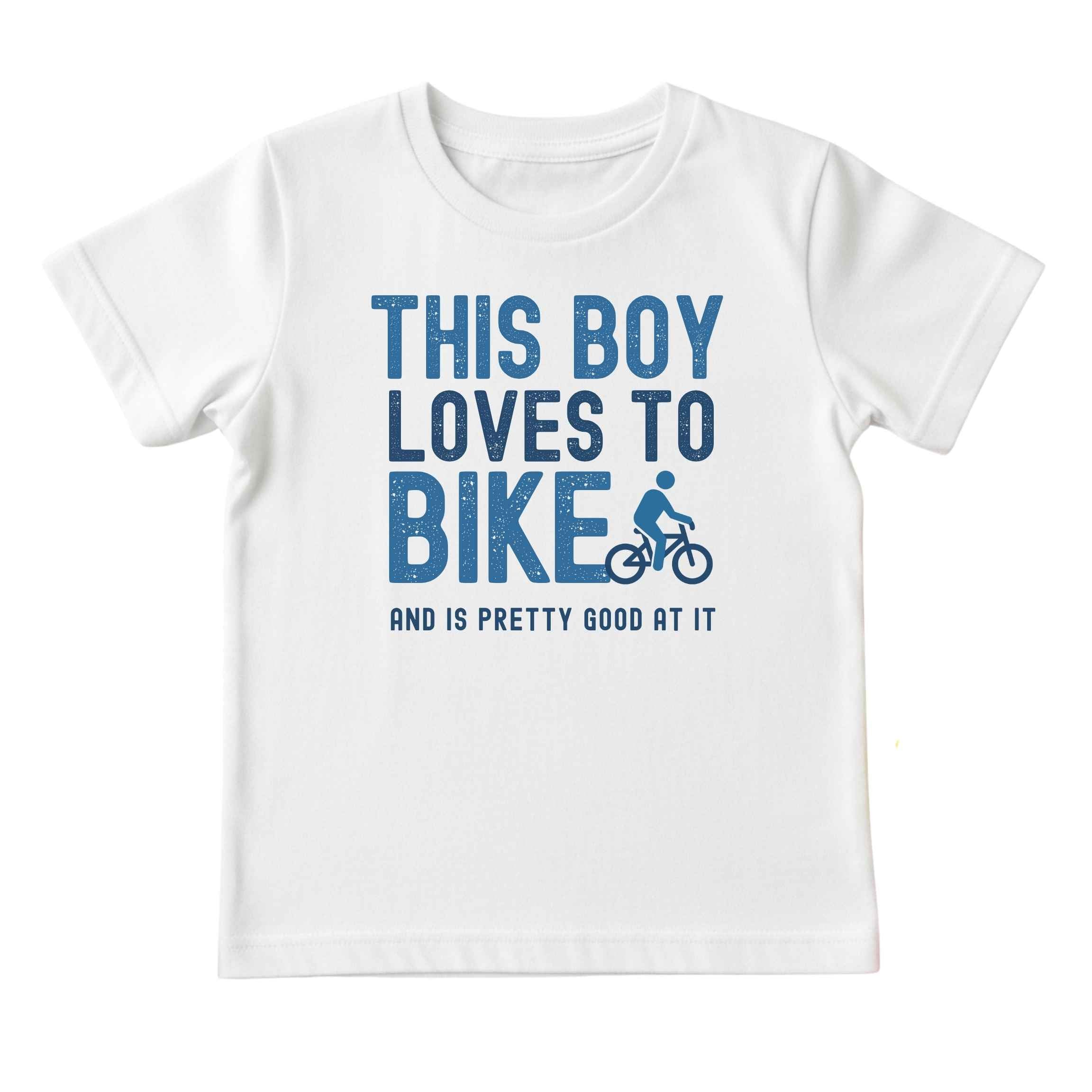 This Boy Loves to Bike Tee