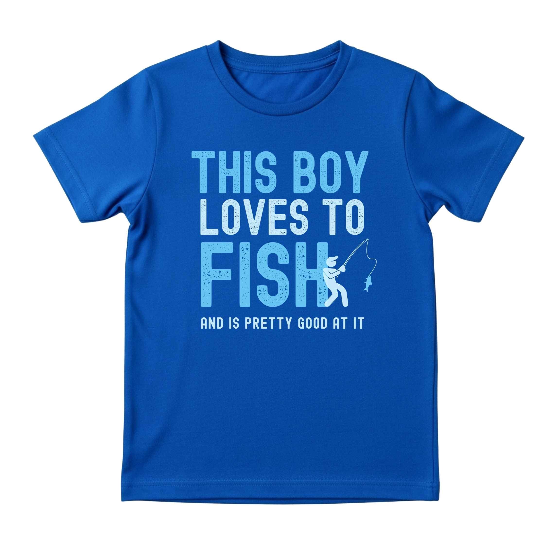 This Boy Loves to Fish Tee