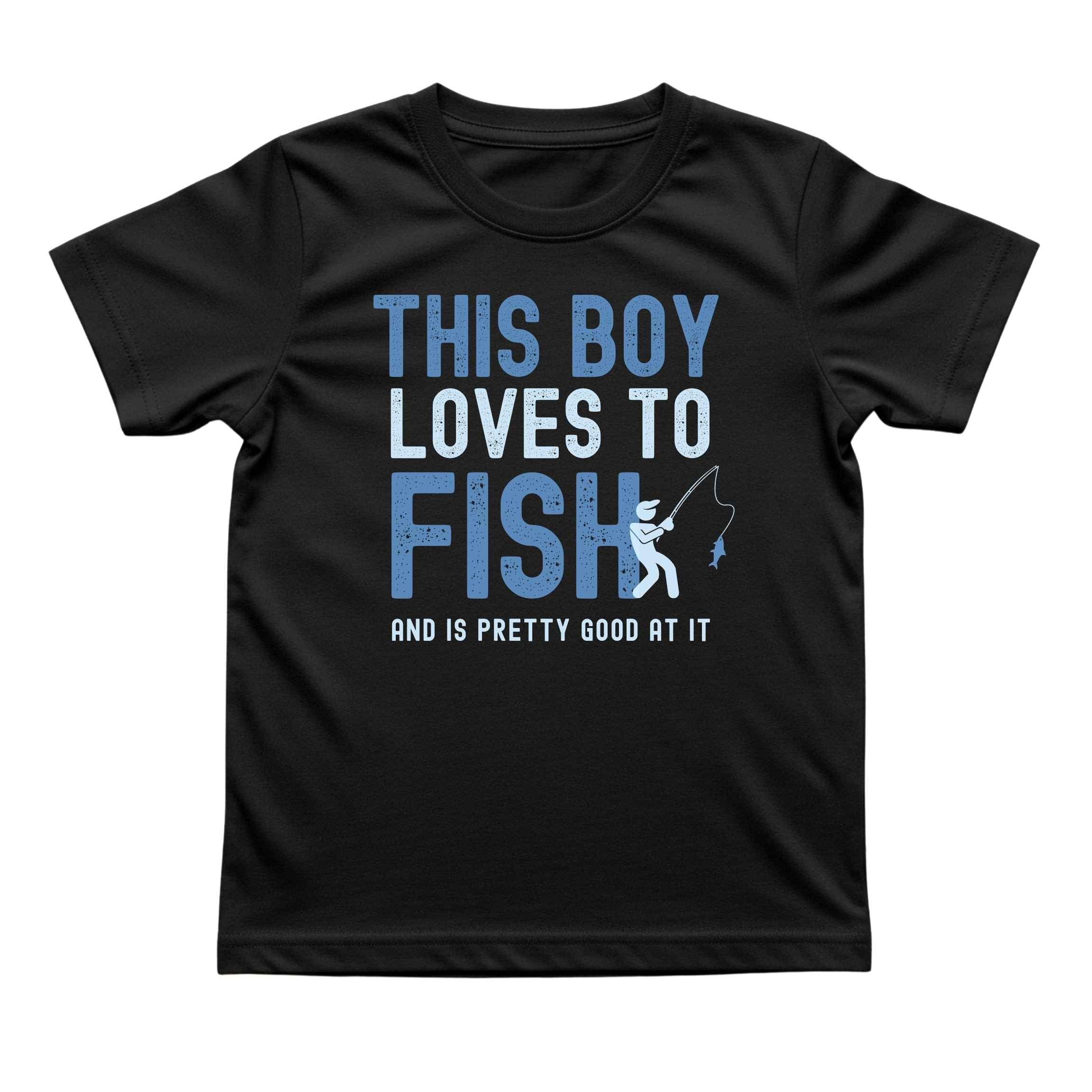 This Boy Loves to Fish Tee