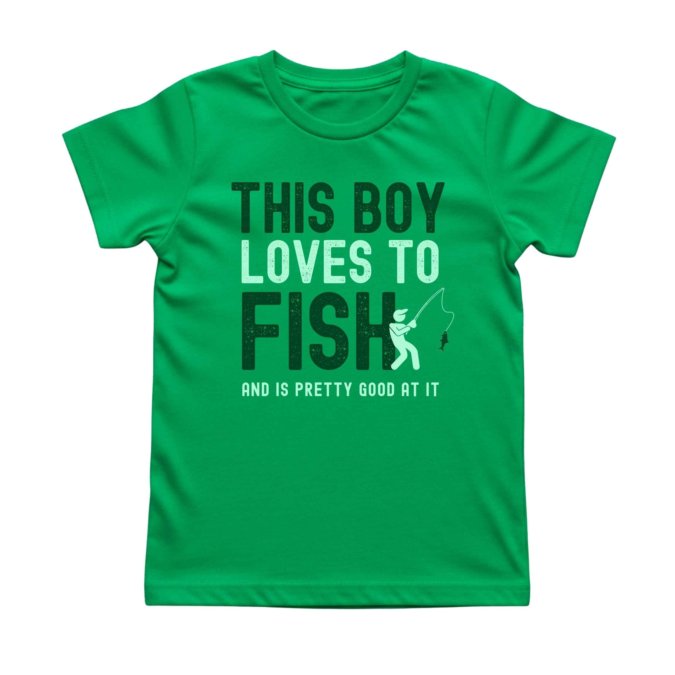 This Boy Loves to Fish Tee
