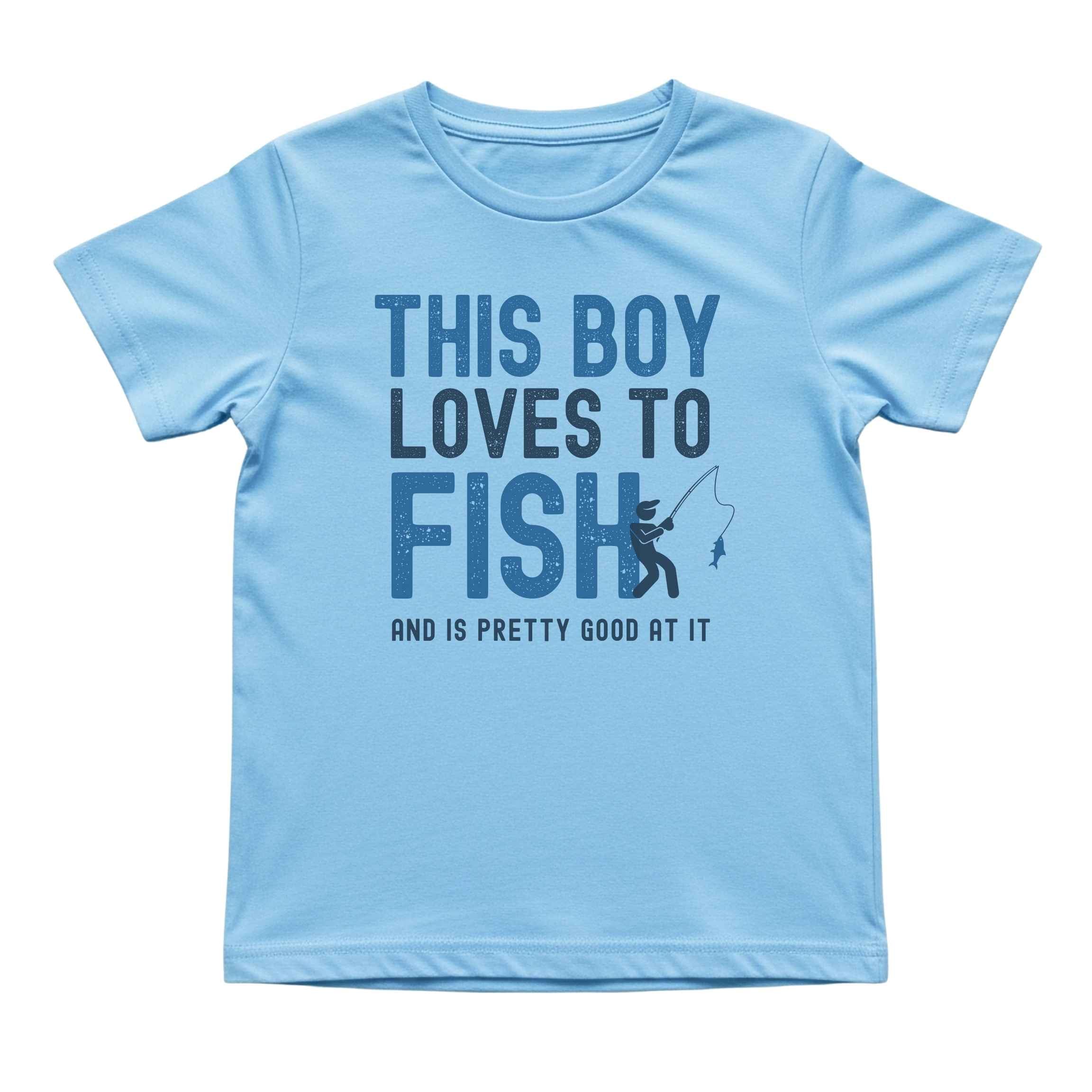 This Boy Loves to Fish Tee