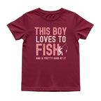 This Boy Loves to Fish Tee
