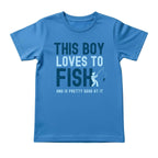 This Boy Loves to Fish Tee