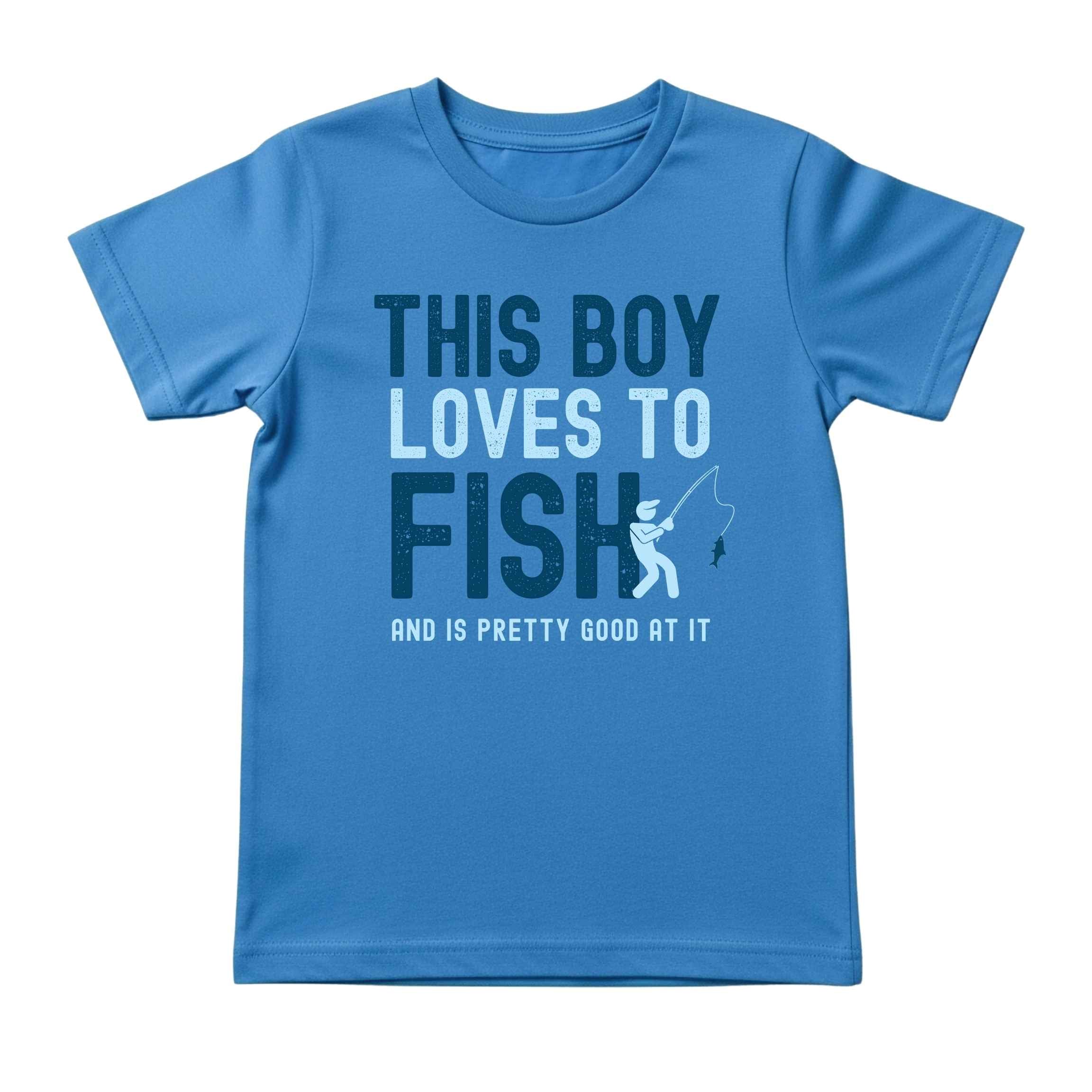This Boy Loves to Fish Tee