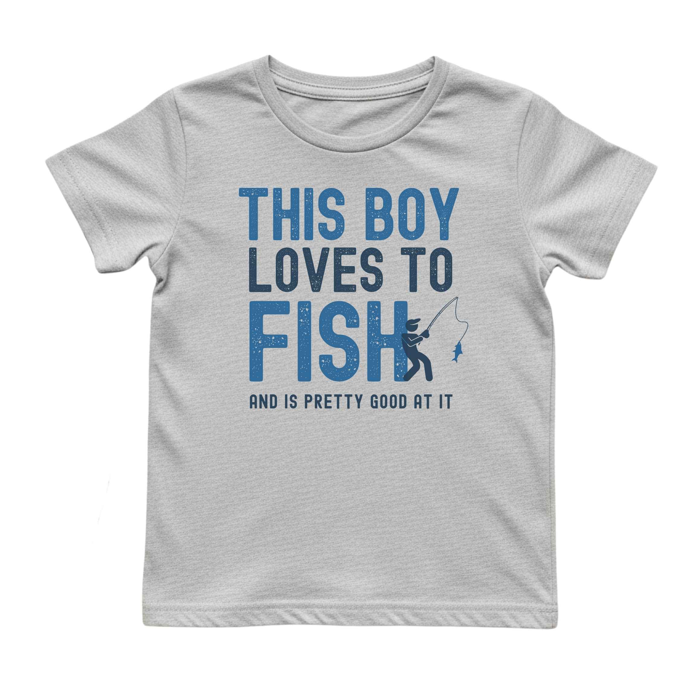 This Boy Loves to Fish Tee