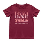 This Boy Loves to Swim Tee