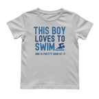 This Boy Loves to Swim Tee