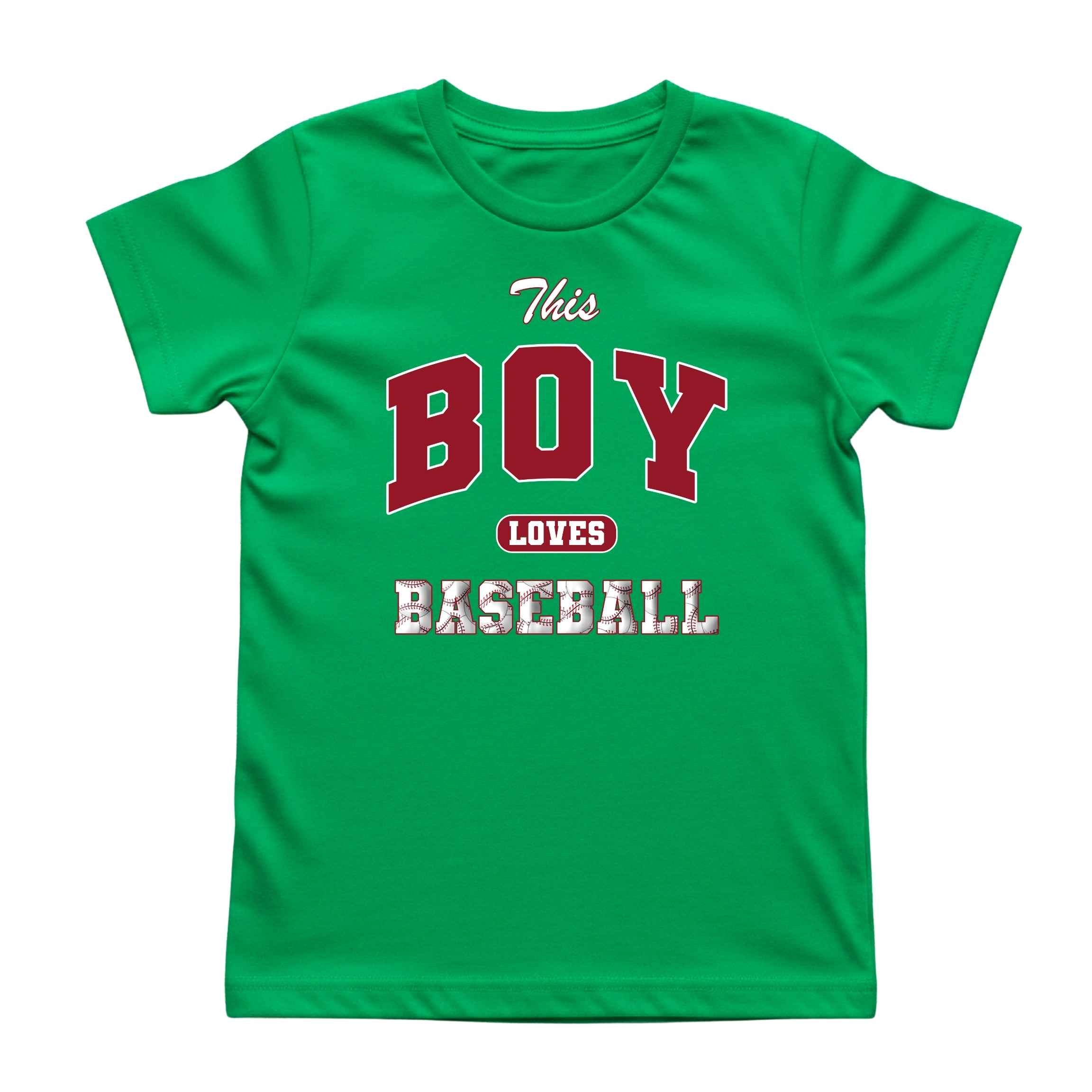 This Boy Loves Baseball Tee