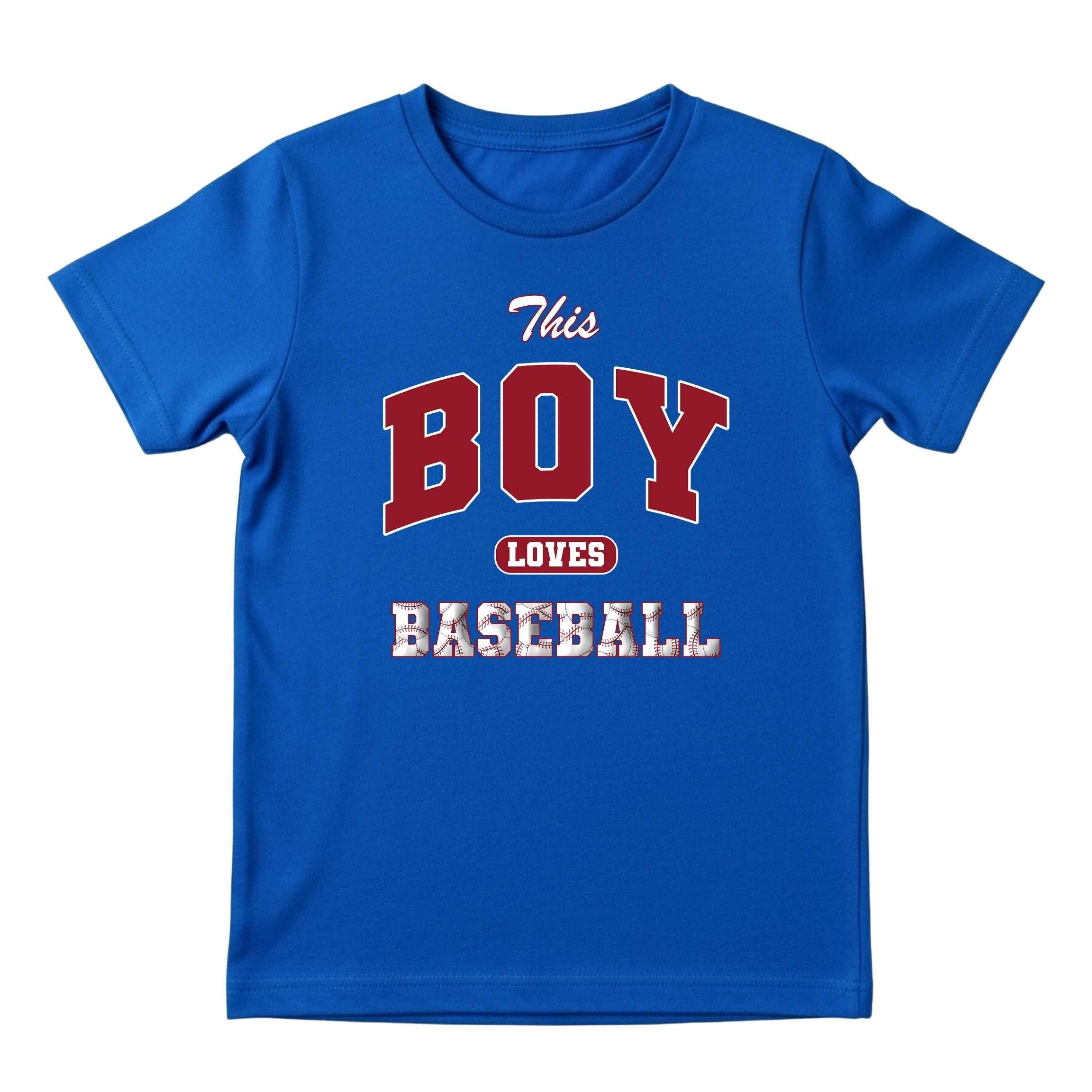This Boy Loves Baseball Tee