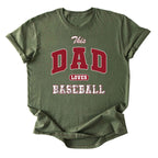 This Dad Loves Baseball Tee