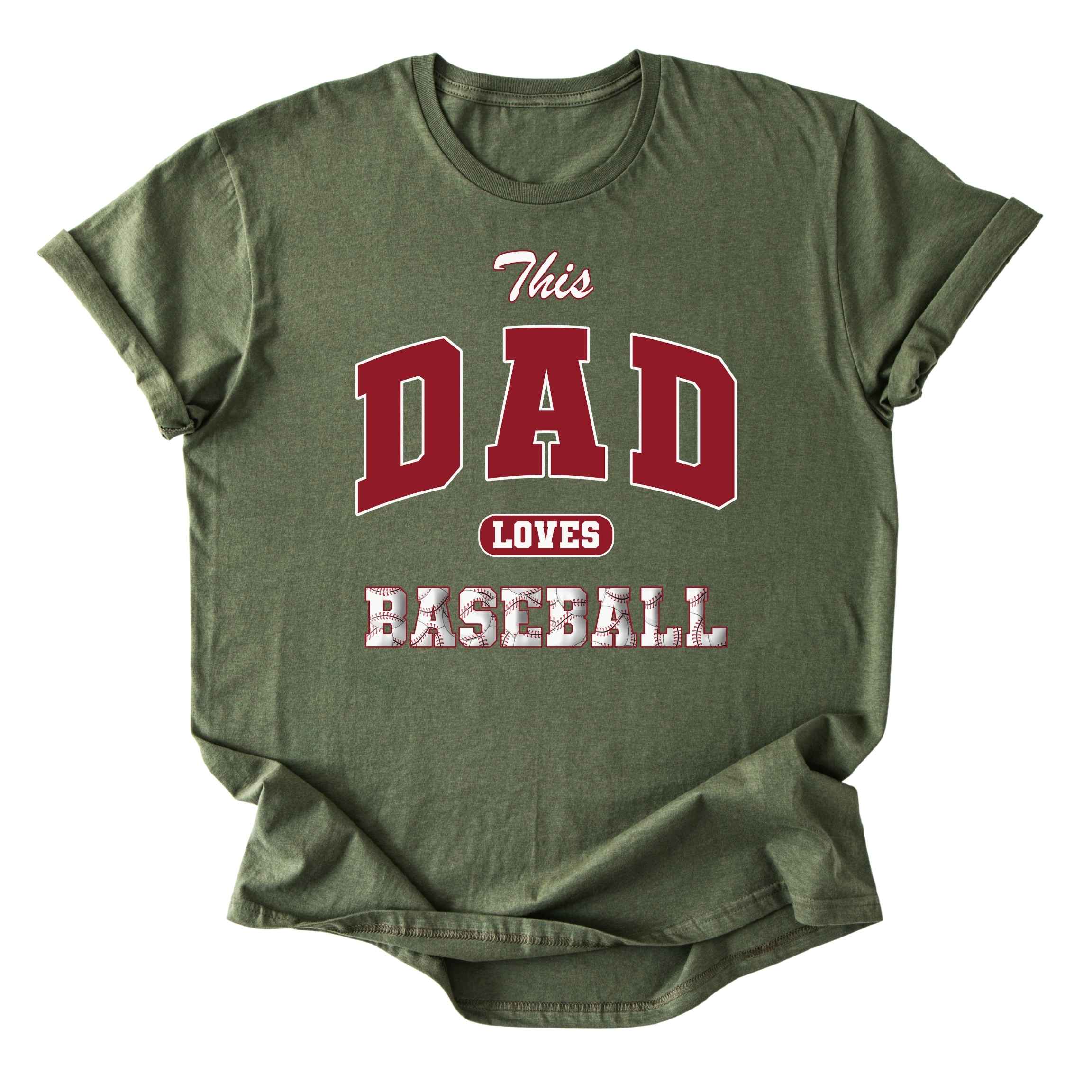 This Dad Loves Baseball Tee