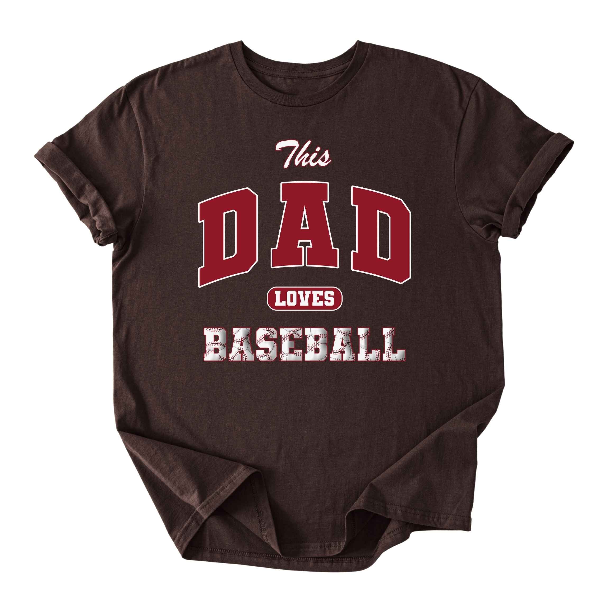 This Dad Loves Baseball Tee