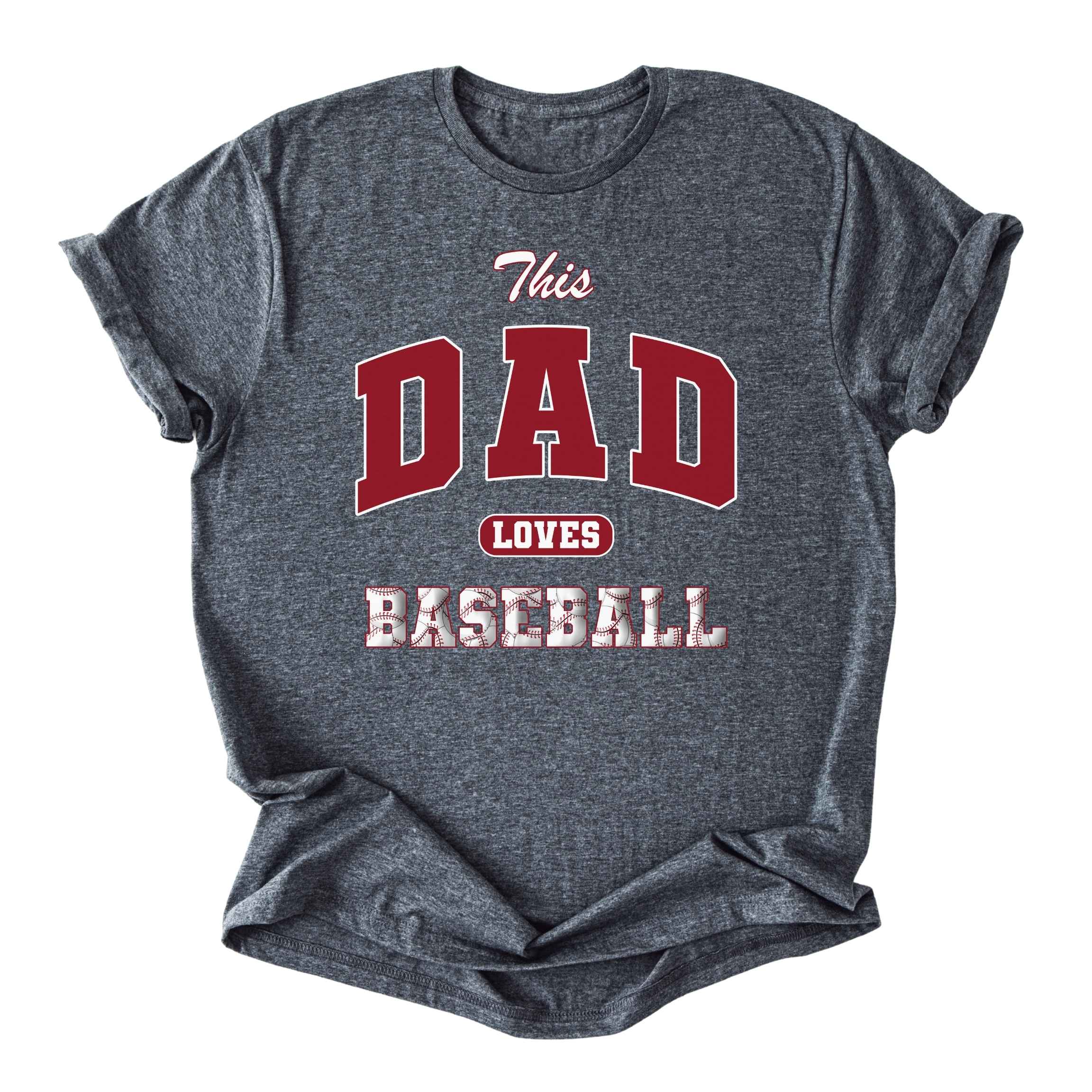 This Dad Loves Baseball Tee