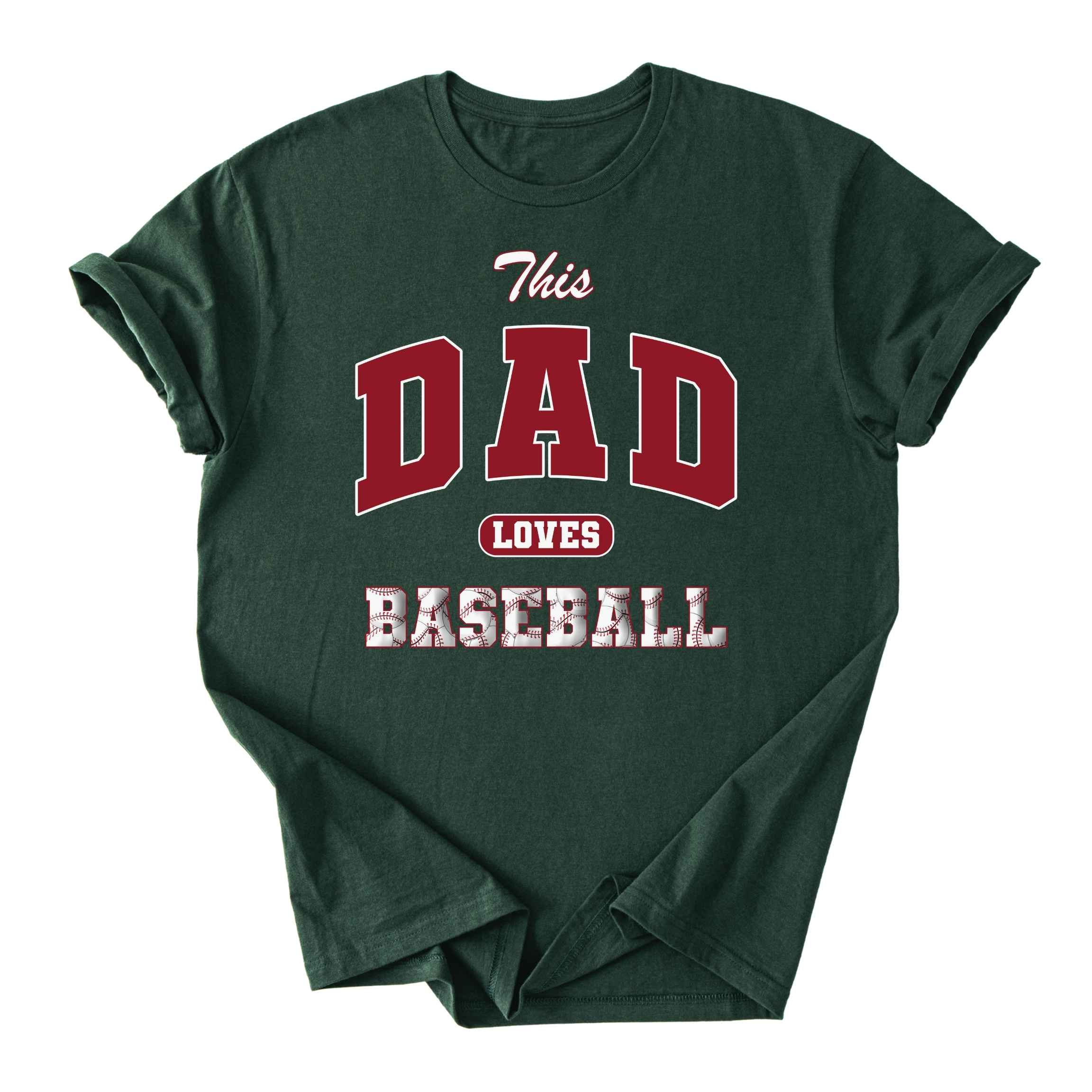 This Dad Loves Baseball Tee
