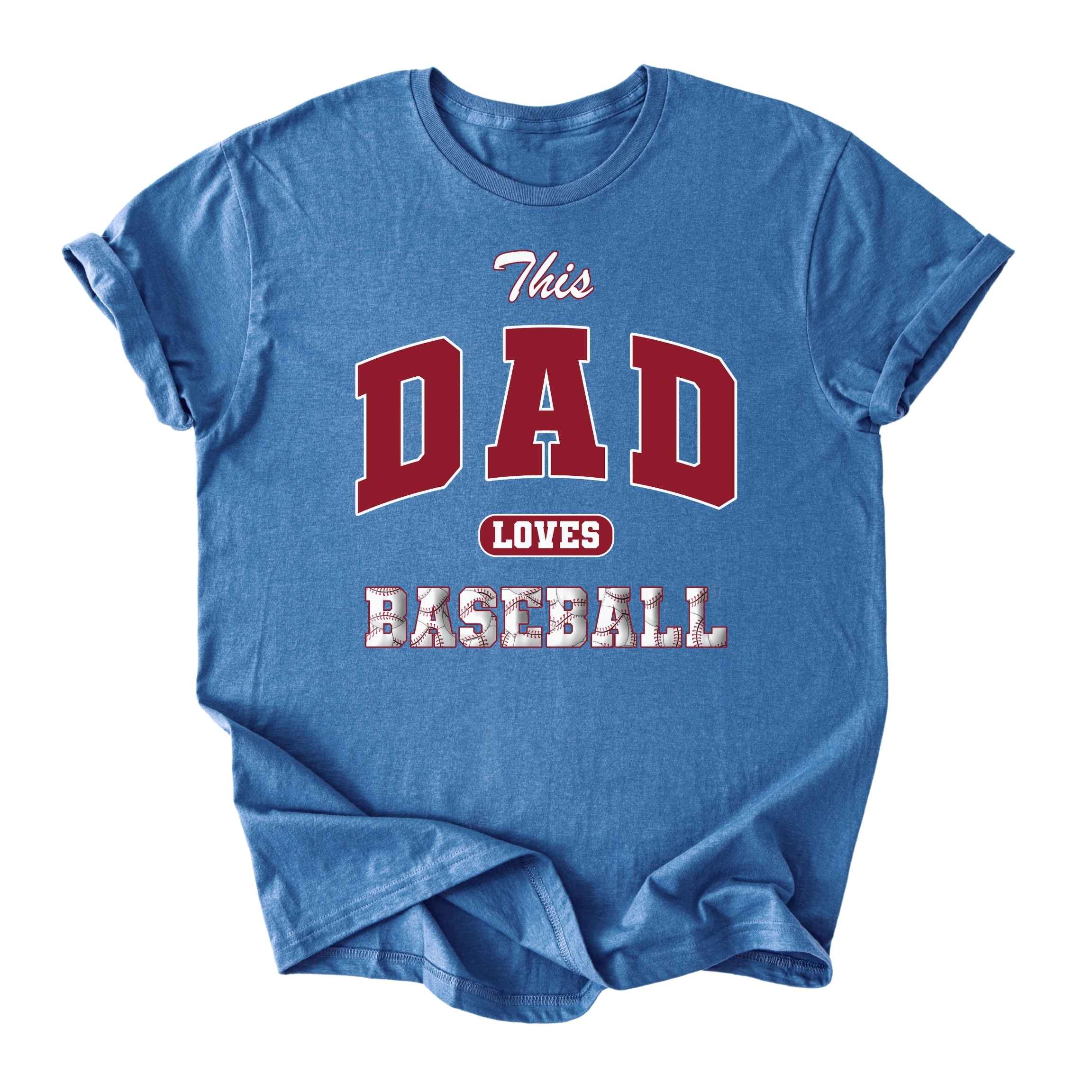 This Dad Loves Baseball Tee