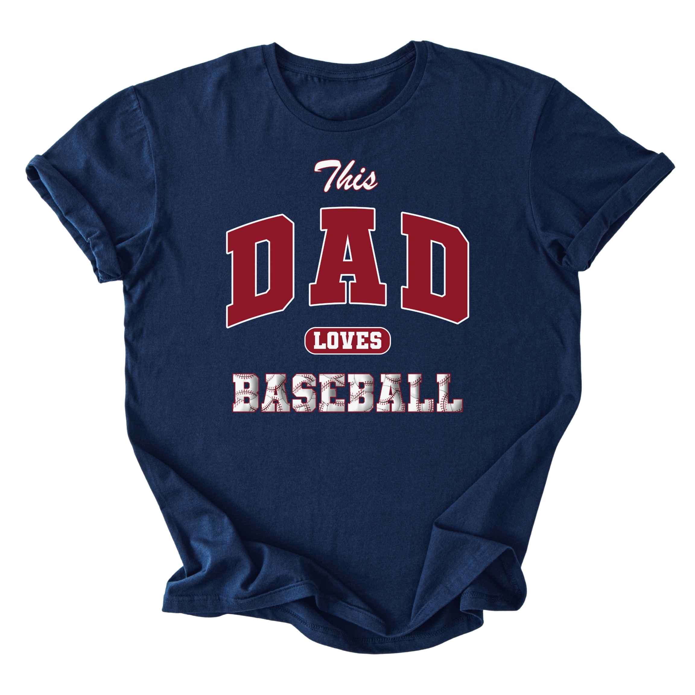 This Dad Loves Baseball Tee