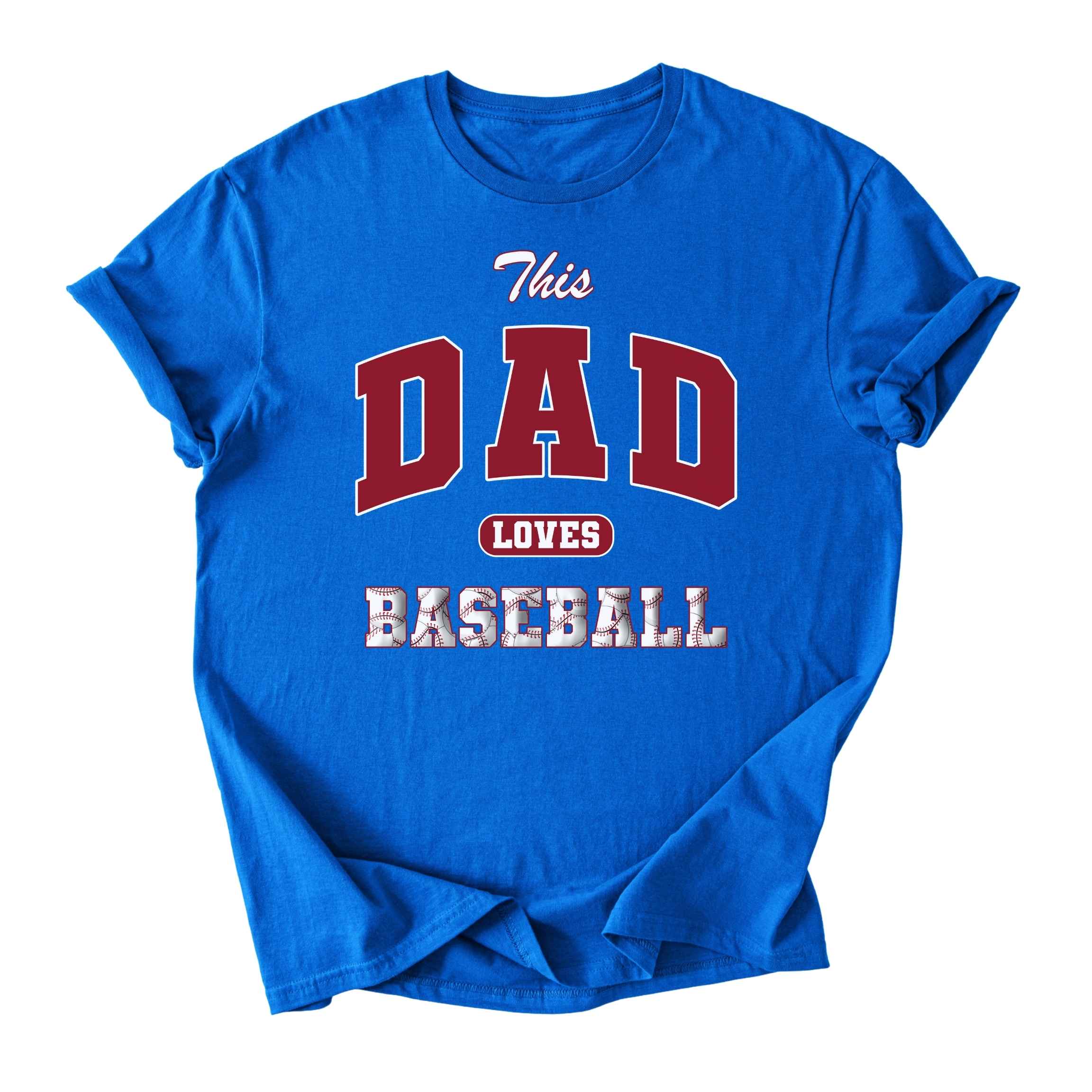 This Dad Loves Baseball Tee