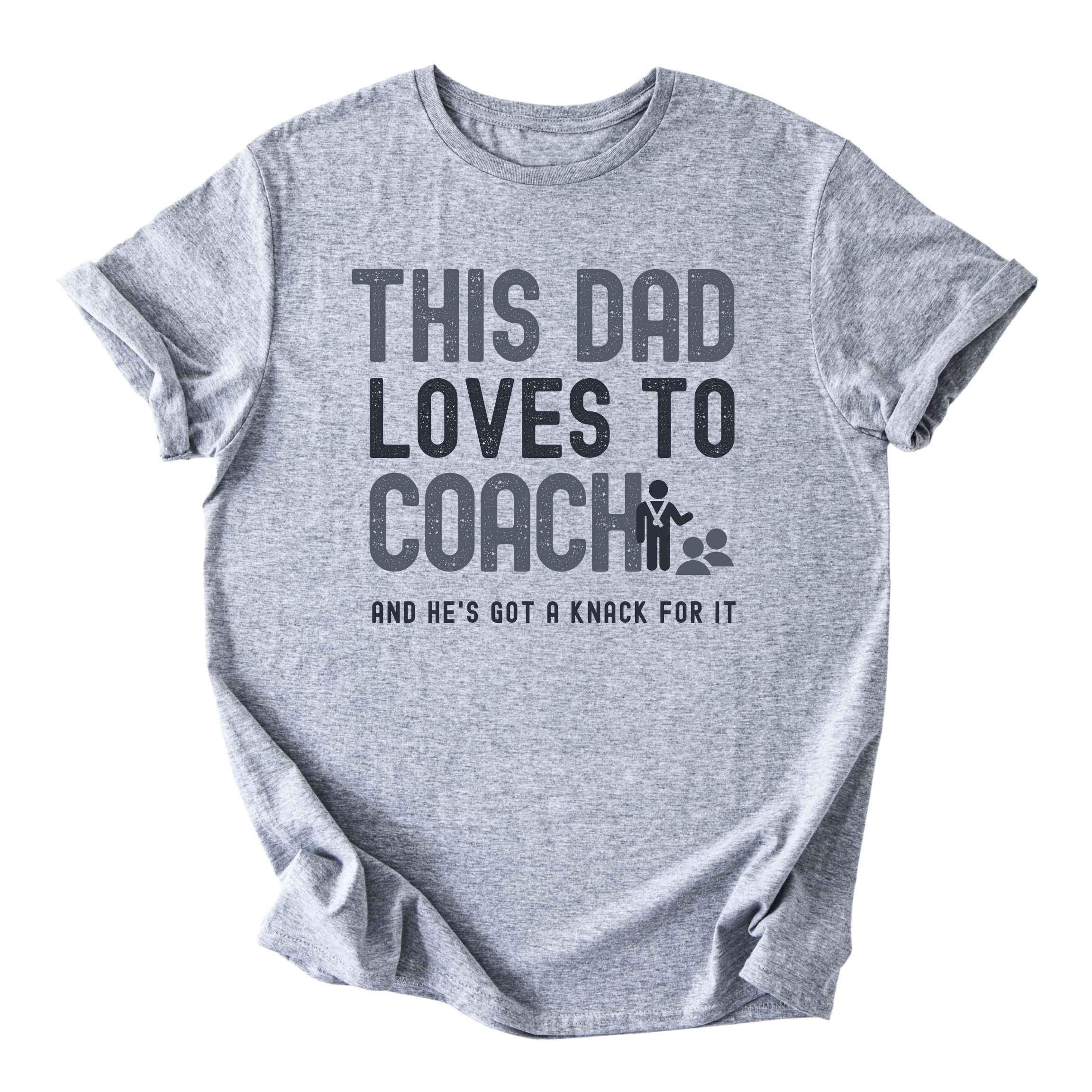 This Dad Loves to Coach Tee