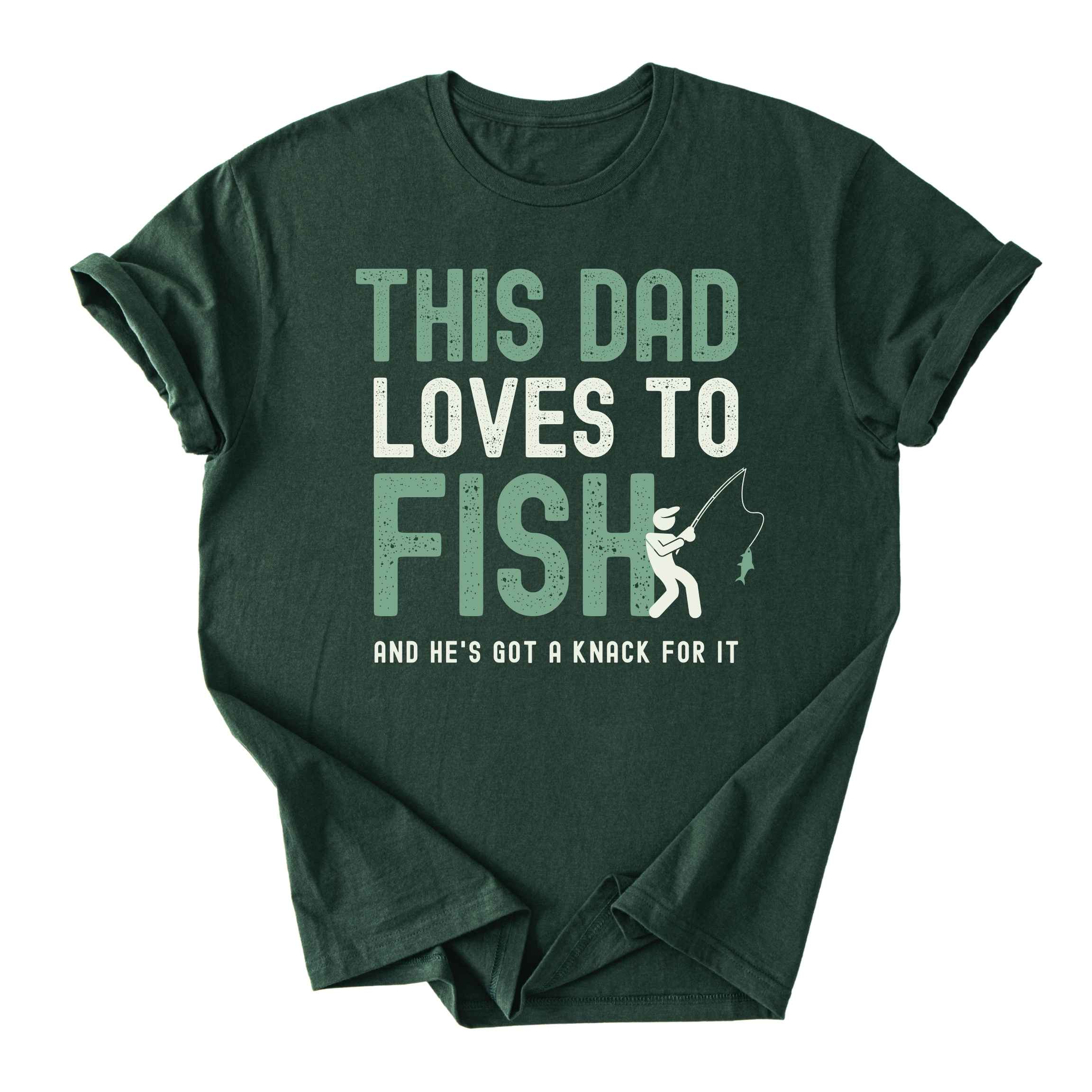 This Dad Loves to Fish Tee
