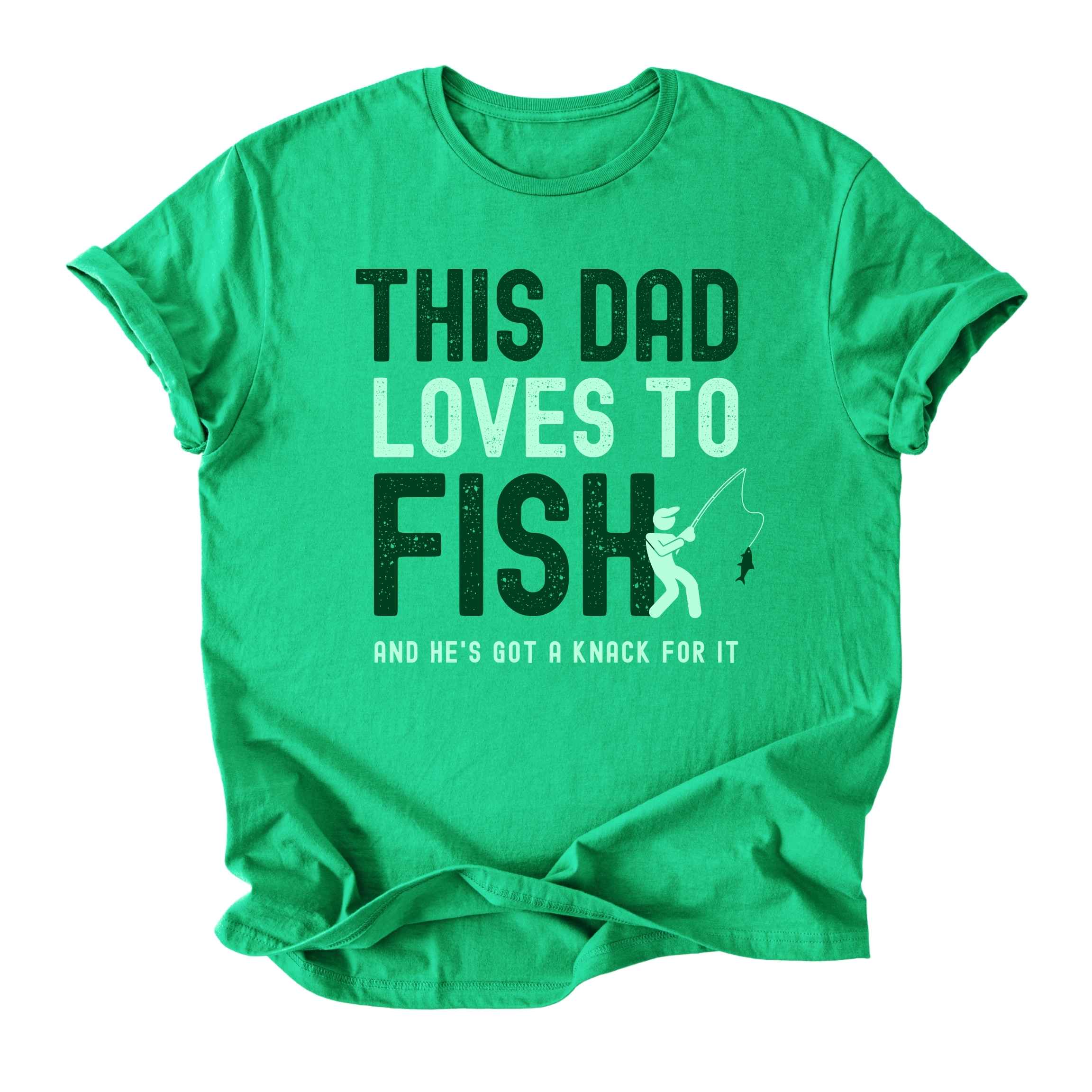 This Dad Loves to Fish Tee