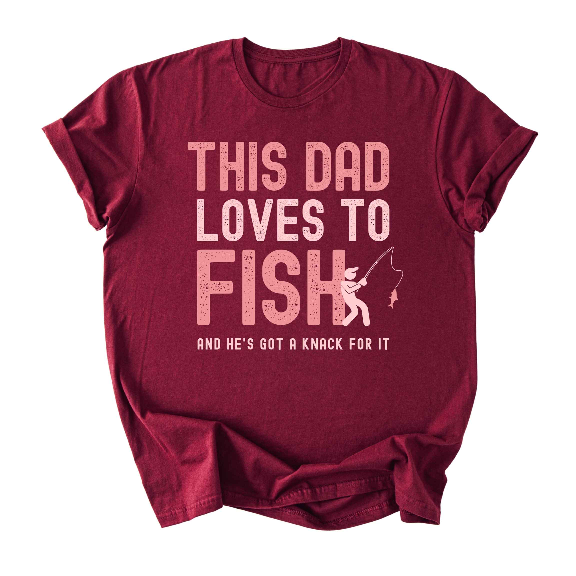 This Dad Loves to Fish Tee