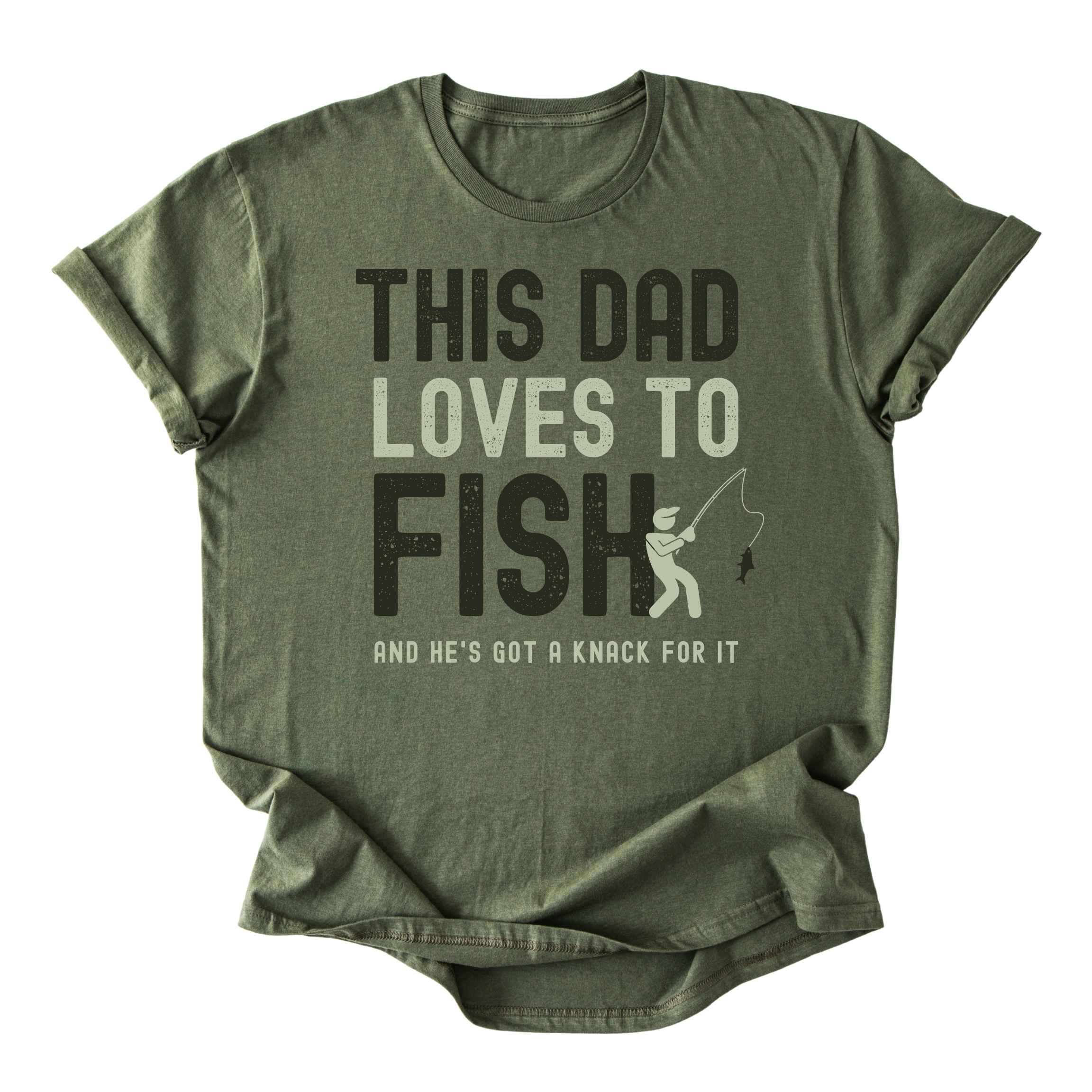 This Dad Loves to Fish Tee