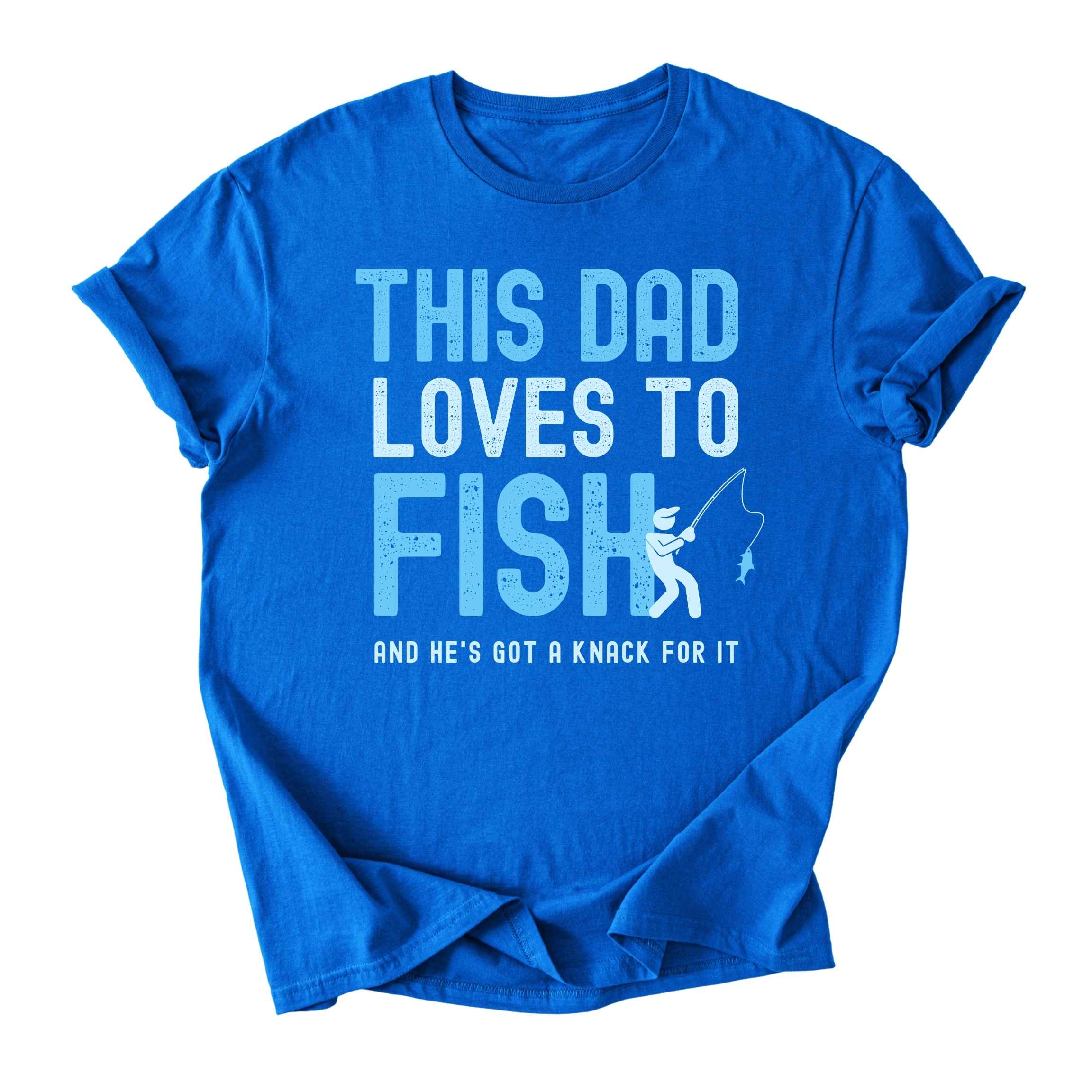 This Dad Loves to Fish Tee